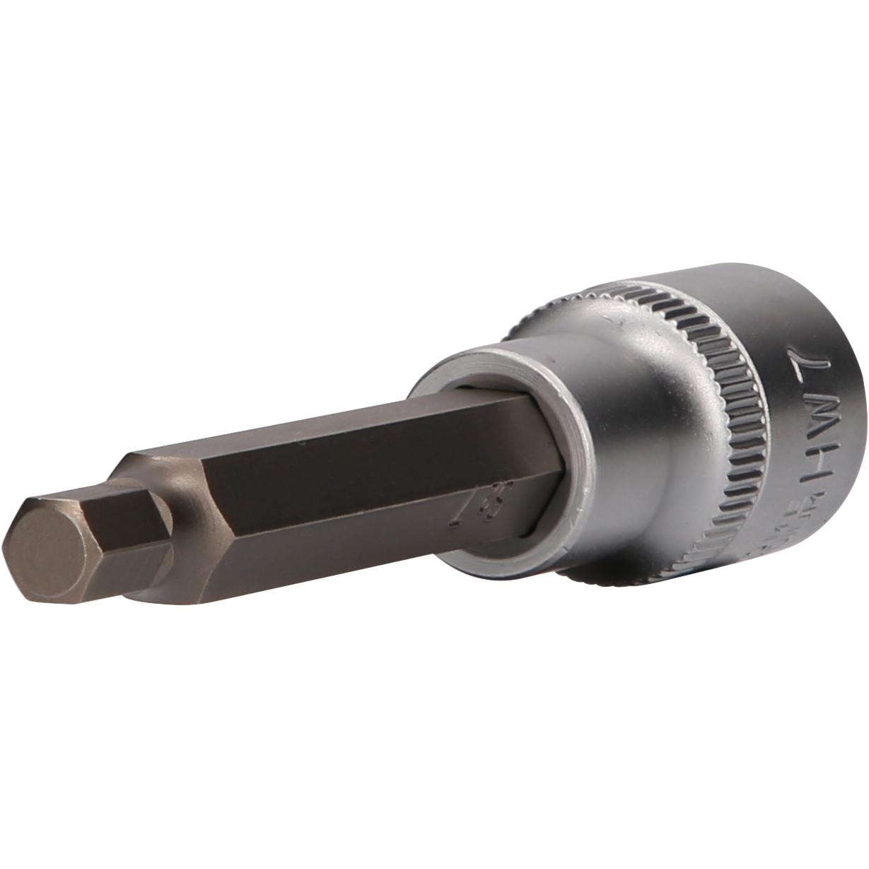 Brilliant Tools 1/2" Innensechskant Bit-Stecknuss, 100 mm lang, 7 mm-2 Hauptbild