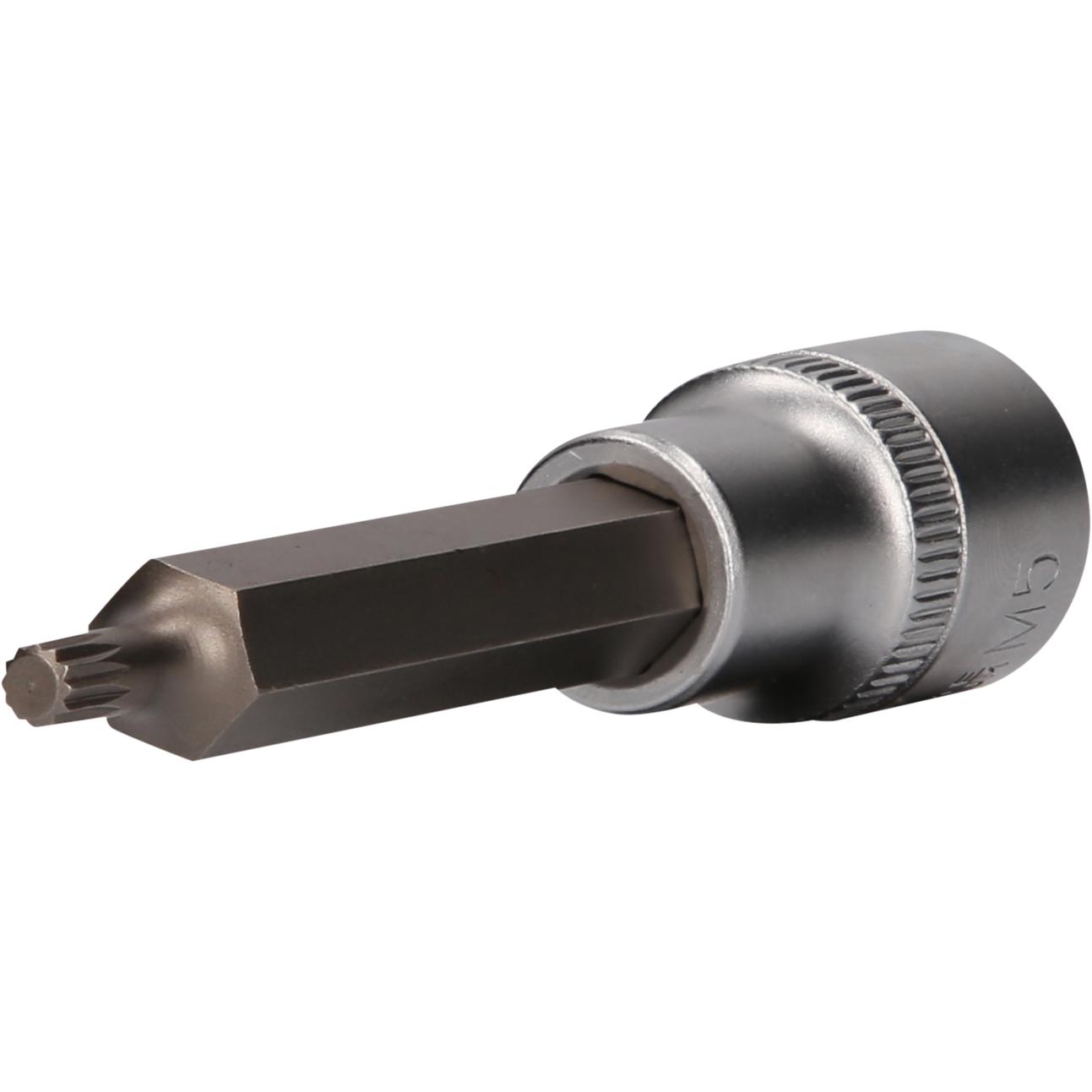 Brilliant Tools 1/2" Vielzahn-Bit-Stecknuss, 100 mm lang, M5-2 Hauptbild
