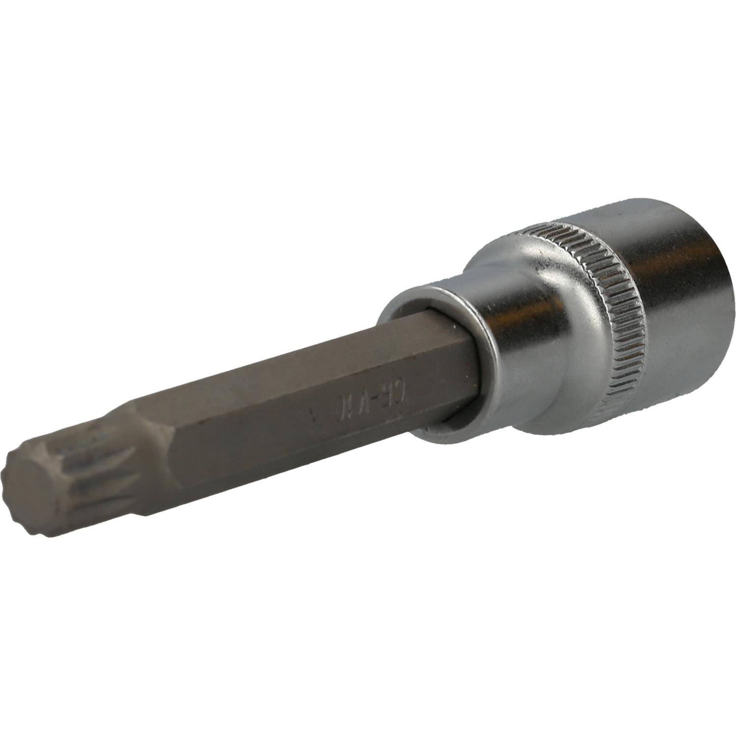 Brilliant Tools 1/2" Vielzahn-Bit-Stecknuss, 100 mm lang, M10-2 Hauptbild