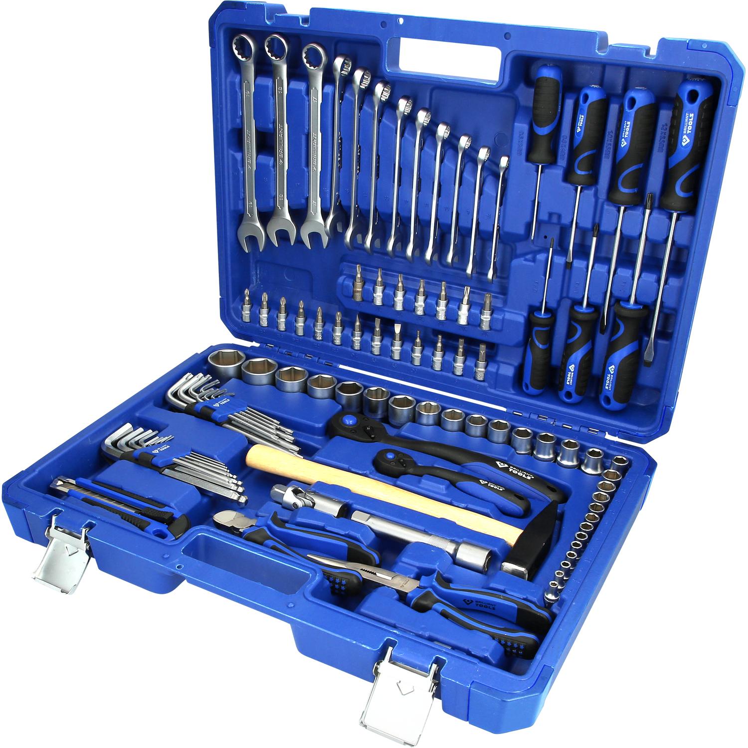 Brilliant Tools 1/4" + 1/2" Universal-Werkzeug-Satz, 95-tlg-2 Hauptbild