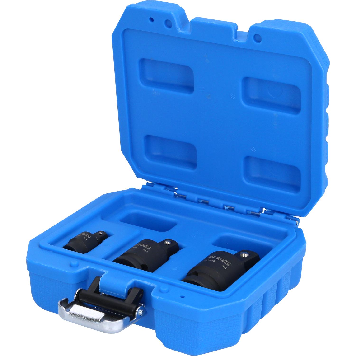Brilliant Tools Kraft-Kugelgelenk-Satz 1/4" + 3/8" + 1/2", 3-tlg-2 Hauptbild