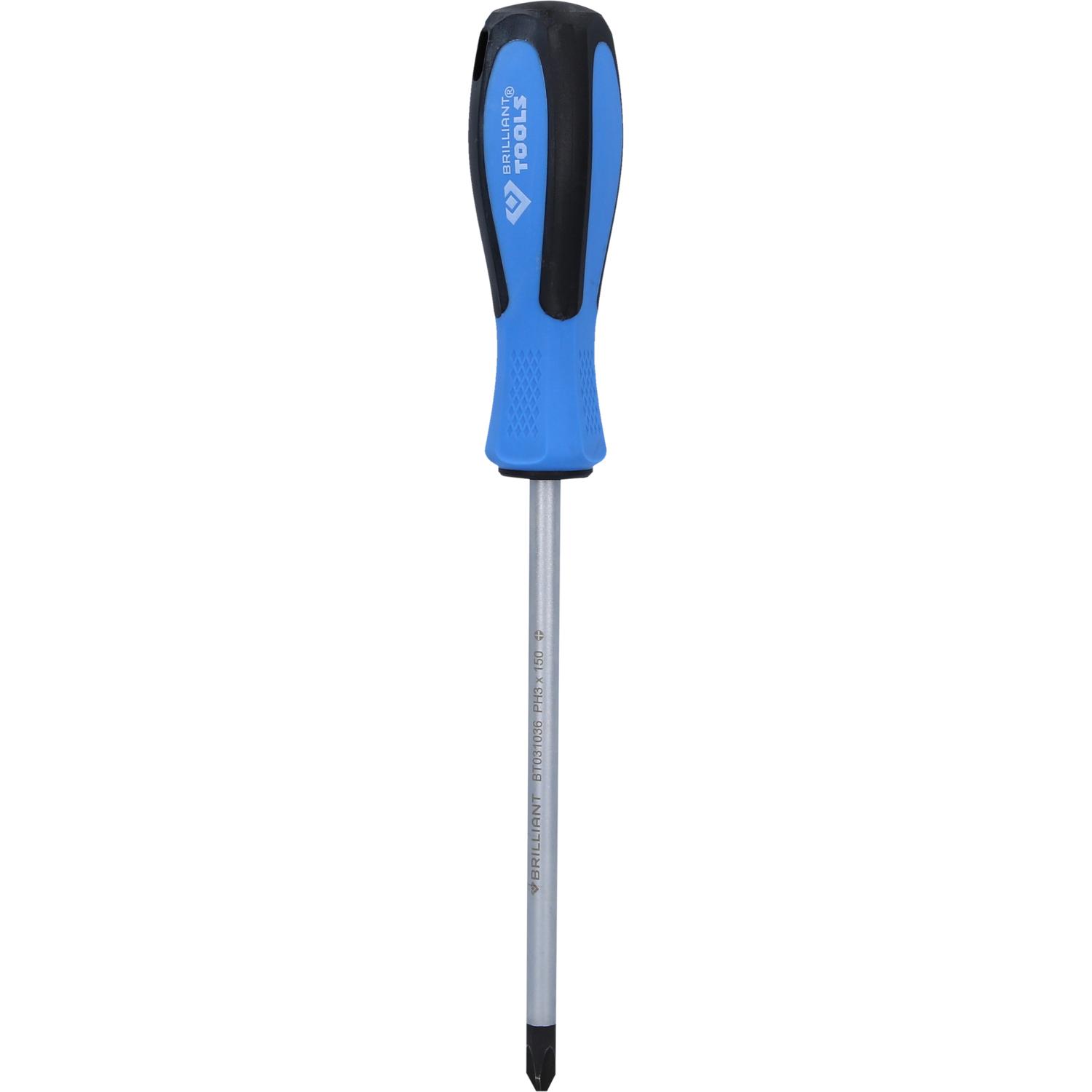 Brilliant Tools Schraubendreher Kreuzschlitz, PH3 x 150 mm-2 Hauptbild