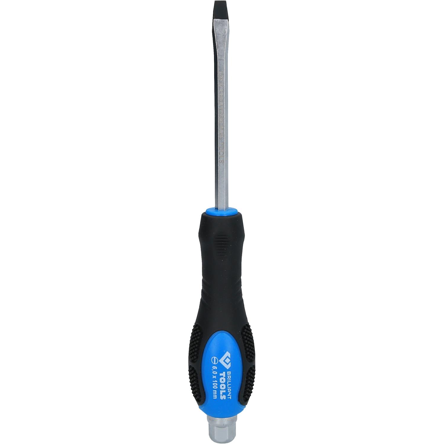 Brilliant Tools Schraubendreher Schlitz mit Schlagkappe, 6,0 mm-1 Hauptbild