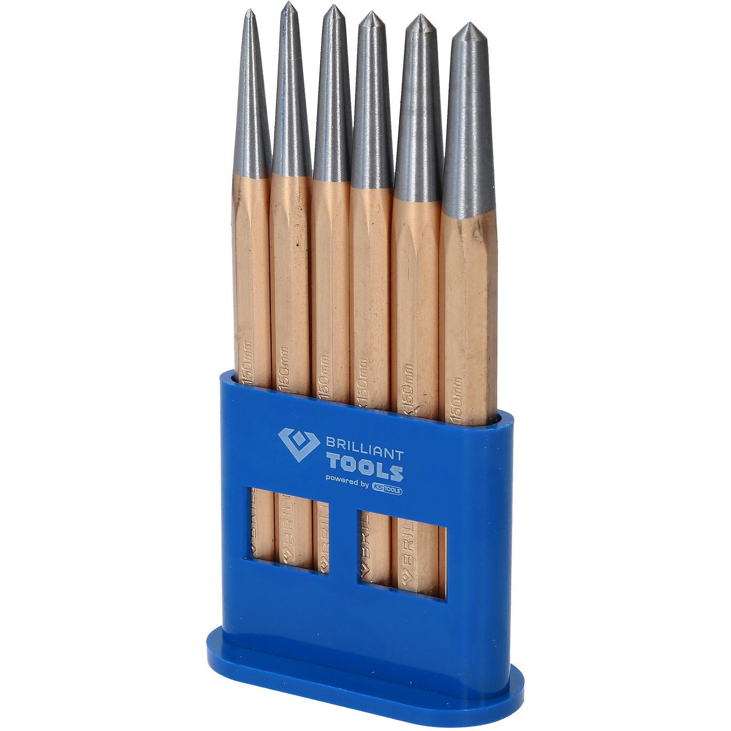Brilliant Tools Körner-Satz, 6-tlg-2 Hauptbild