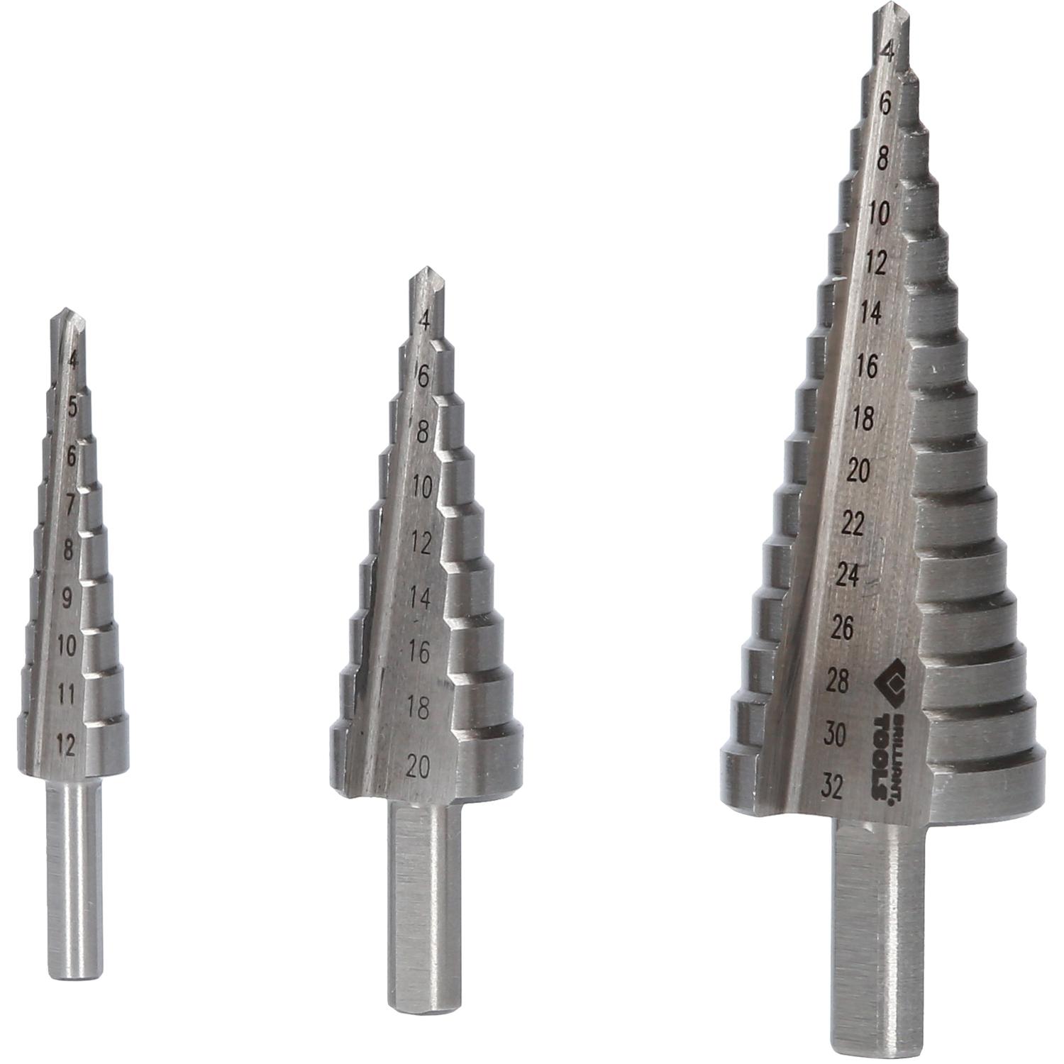 Brilliant Tools Stufenbohrer-Satz, 3-tlg, Ø 4 - 32 mm-2 Hauptbild