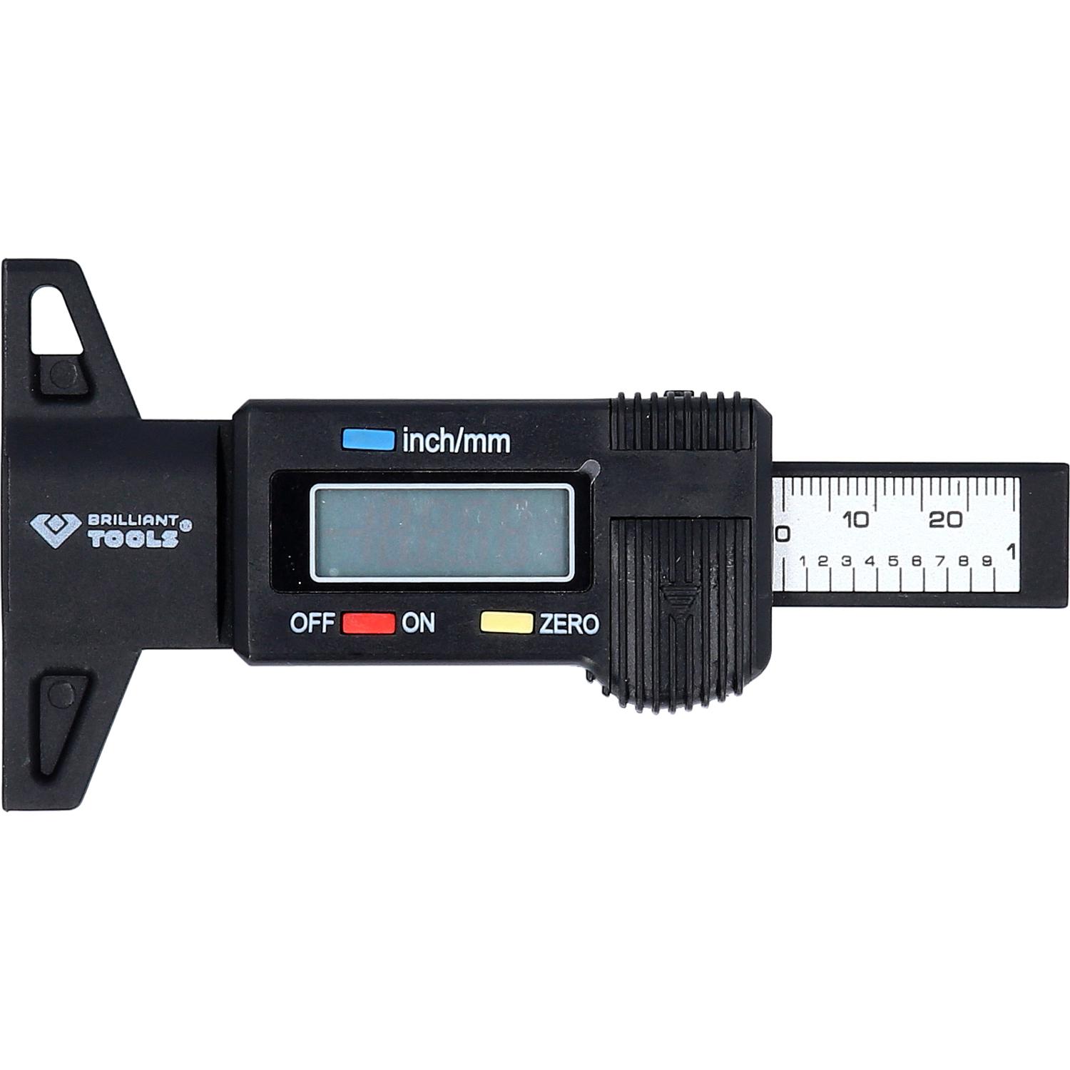 Brilliant Tools Digitaler-Tiefenmessschieber, 0 - 25 mm-2 Hauptbild