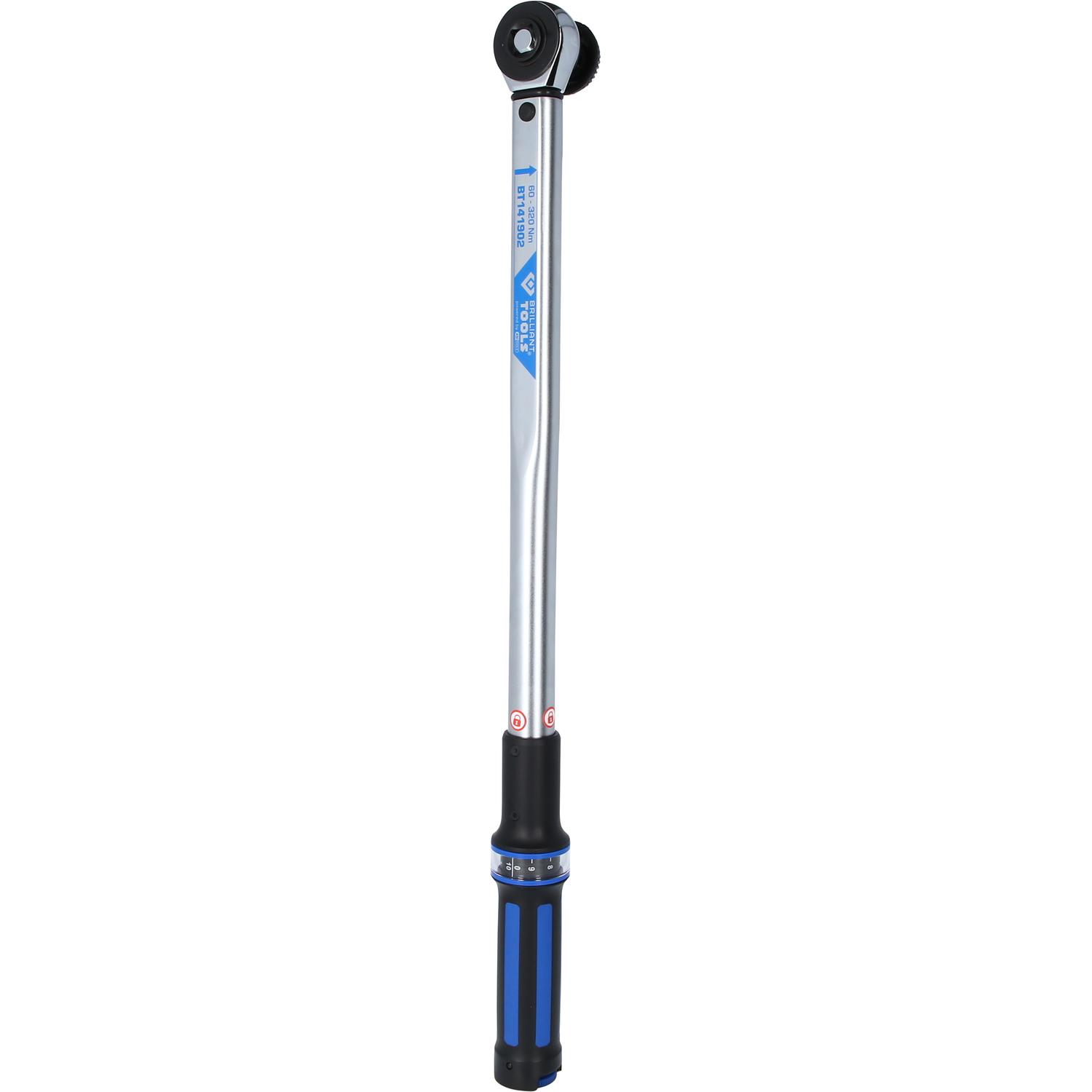 Brilliant Tools 1/2" Drehmomentschlüssel mit Drehknopf-Umsteck-Ratschenkopf, 60 - 320 Nm-2 Hauptbild