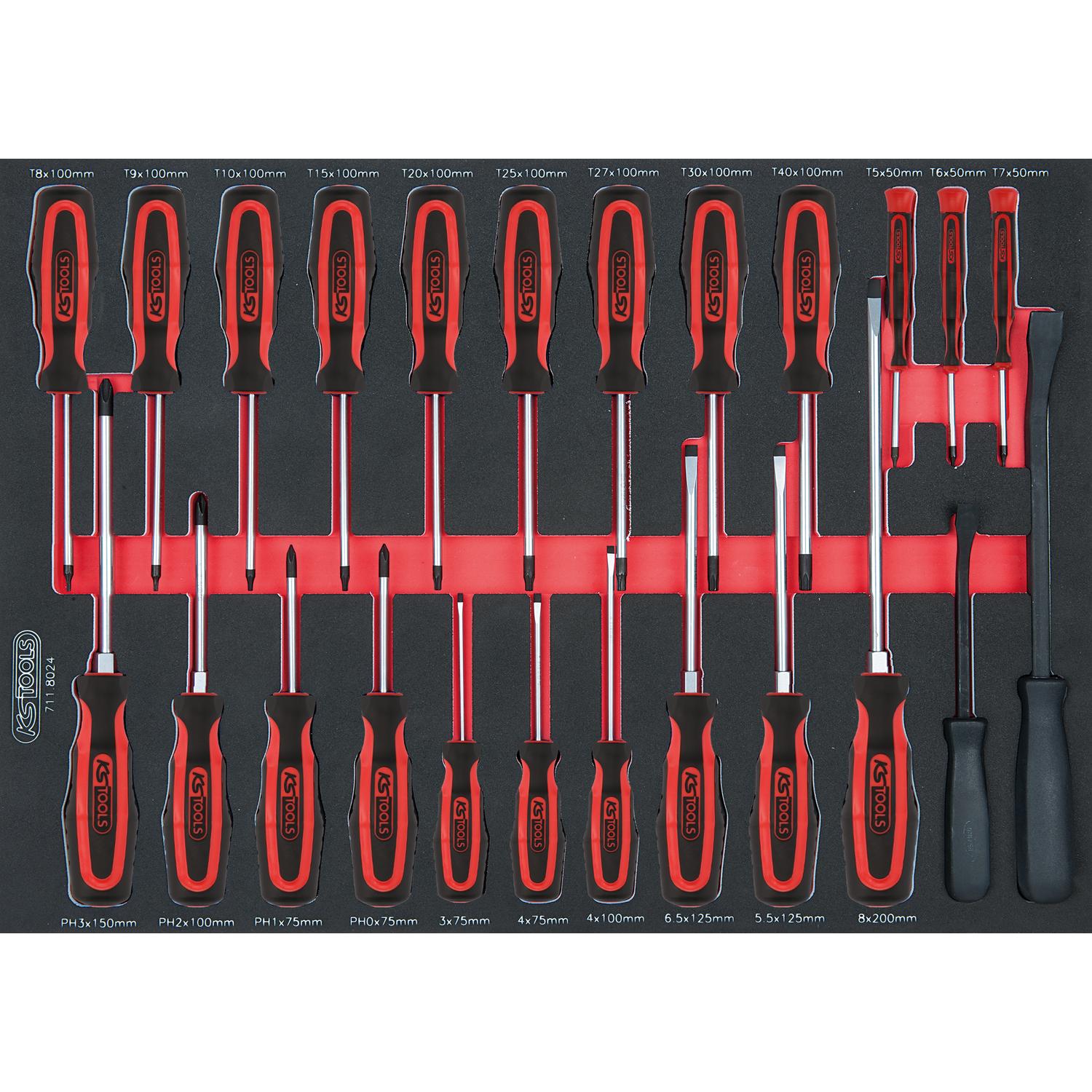 KS Tools SCS Universal-Werkzeug-Satz, 24-tlg in 1/1 Systemeinlage-1 Foto Produkt Allgemein Werkstatteinrichtung
