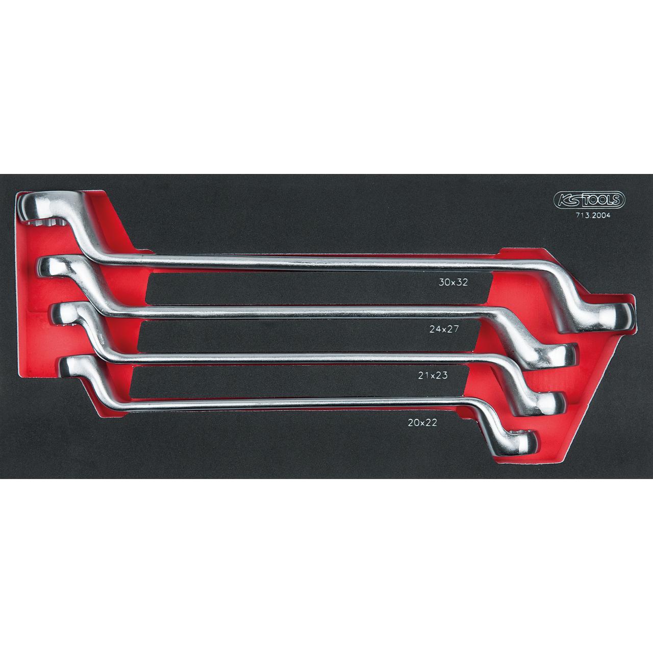KS Tools SCS Doppel-Ringschlüssel-Satz, 4-tlg in 1/3 Systemeinlage-1 Foto Produkt Allgemein Werkstatteinrichtung