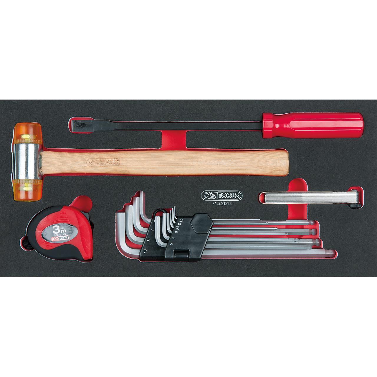 KS Tools SCS Universal-Werkzeug-Satz, 14-tlg in 1/3 Systemeinlage-1 Foto Produkt Allgemein Werkstatteinrichtung