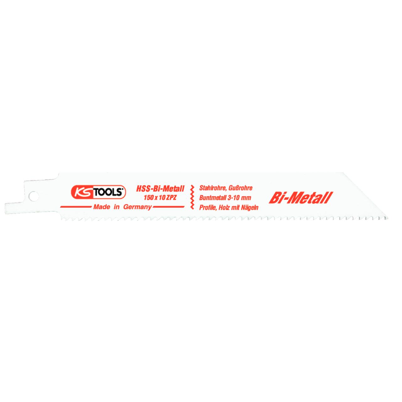 KS Tools Säbelsägeblatt, 150mm, 2,5mm, 5er Pack-1 Foto Produkt Allgemein Scheren, Schneiden und Sägen