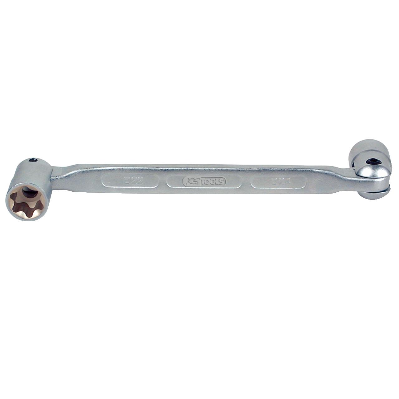 KS Tools Torx-E-Doppel-Gelenkschlüssel, E22xE24-1 Foto Produkt Allgemein Schlüsselprogramm