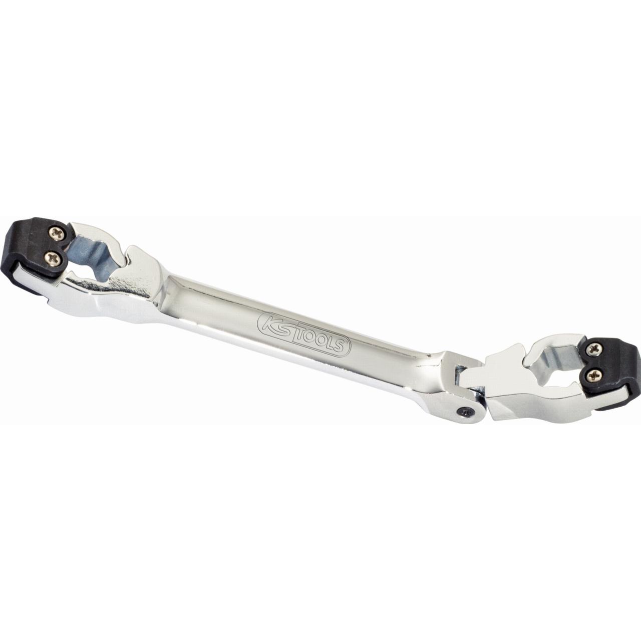 KS Tools CHROMEplus Ratschen-Schlüssel mit Gelenk, 11x11mm-1 Foto Produkt Allgemein Schlüsselprogramm