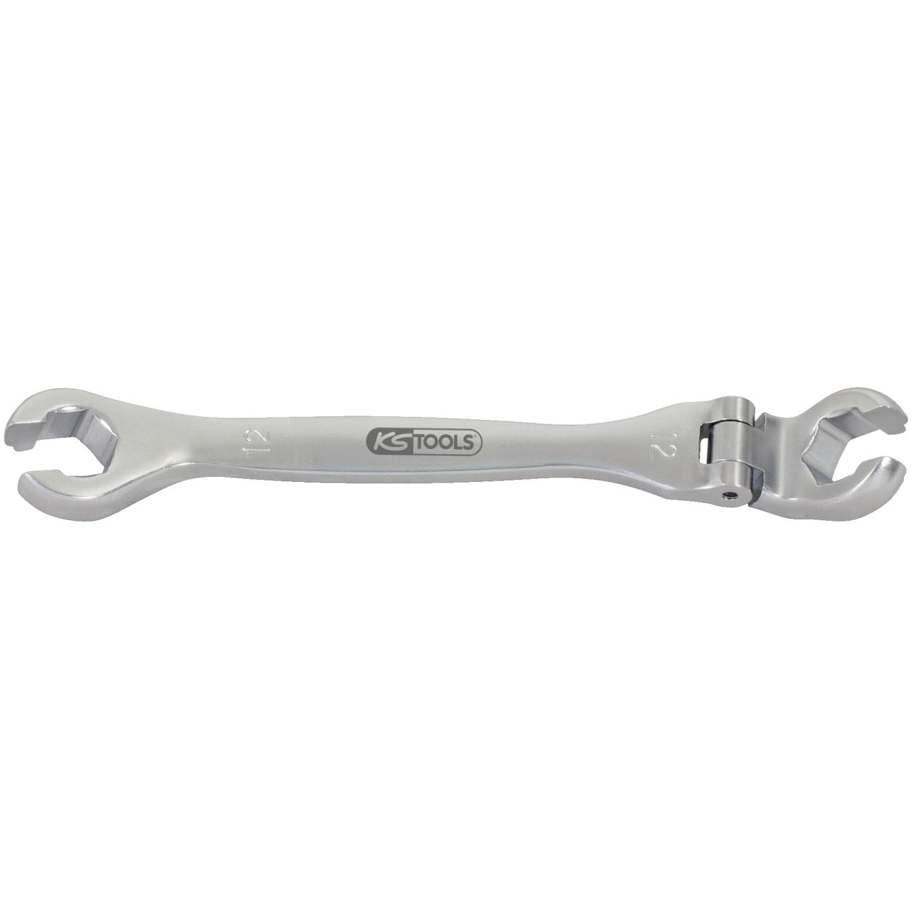 KS Tools CHROMEplus Offener Doppel-Ringschlüssel mit Gelenk, 12mm-1 Foto Produkt Allgemein Schlüsselprogramm