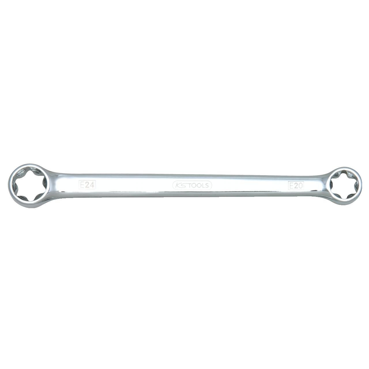 KS Tools CHROMEplus Torx-E-Doppel-Ringschlüssel, E6xE8-1 Foto Produkt Allgemein Schlüsselprogramm