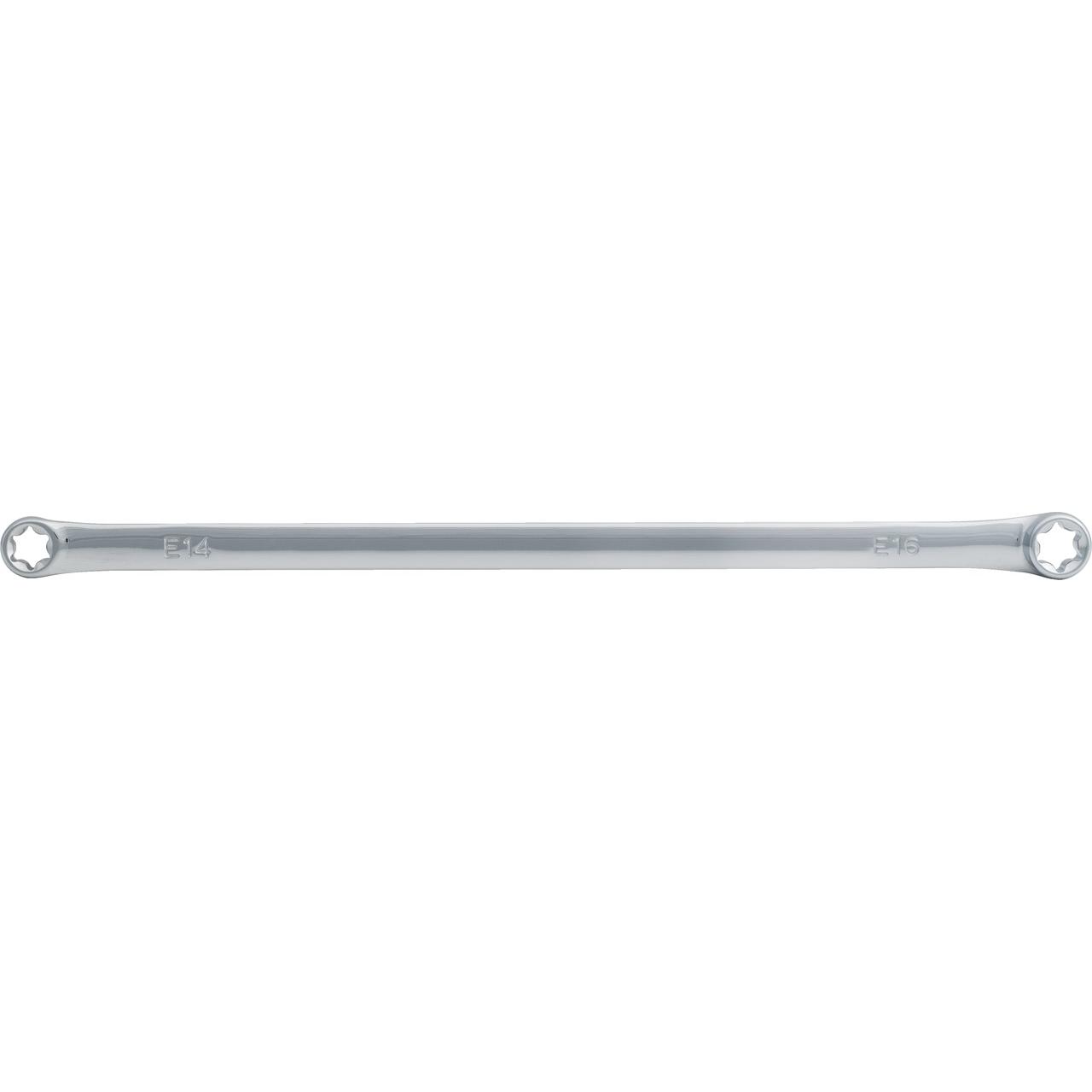 KS Tools CHROMEplus Torx-E-Doppel-Ringschlüssel XL, E18xE20-1 Foto Produkt Allgemein Schlüsselprogramm