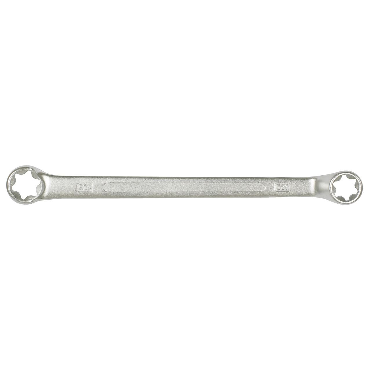 KS Tools Torx-E-Doppel-Ringschlüssel, gekröpft, E6xE8-1 Foto Produkt Allgemein Schlüsselprogramm