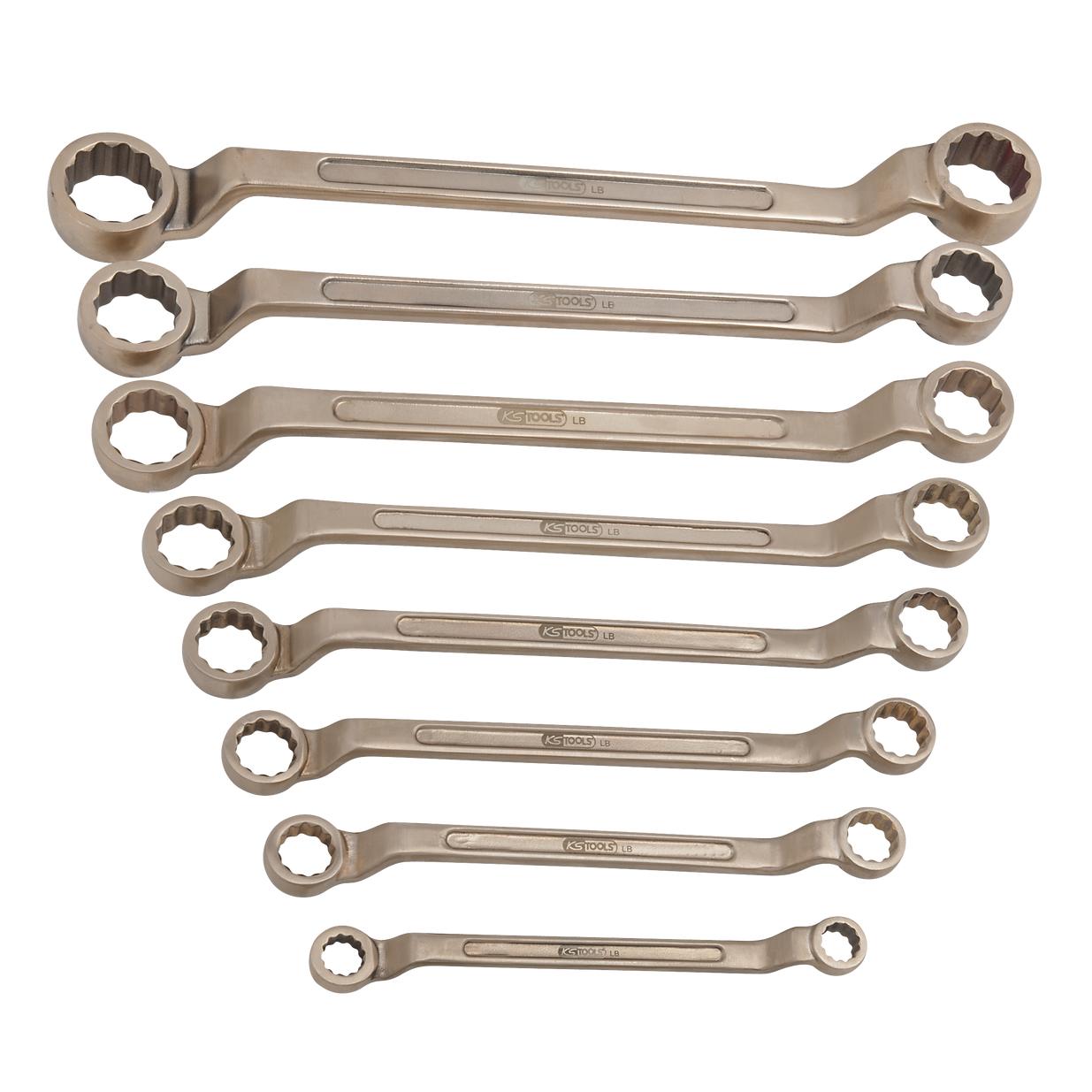 KS Tools BRONZEplus Doppel-Ringschlüssel-Satz gekröpft, 8-tlg, 1/4-1"-1 Foto Produkt Allgemein Schlüsselprogramm