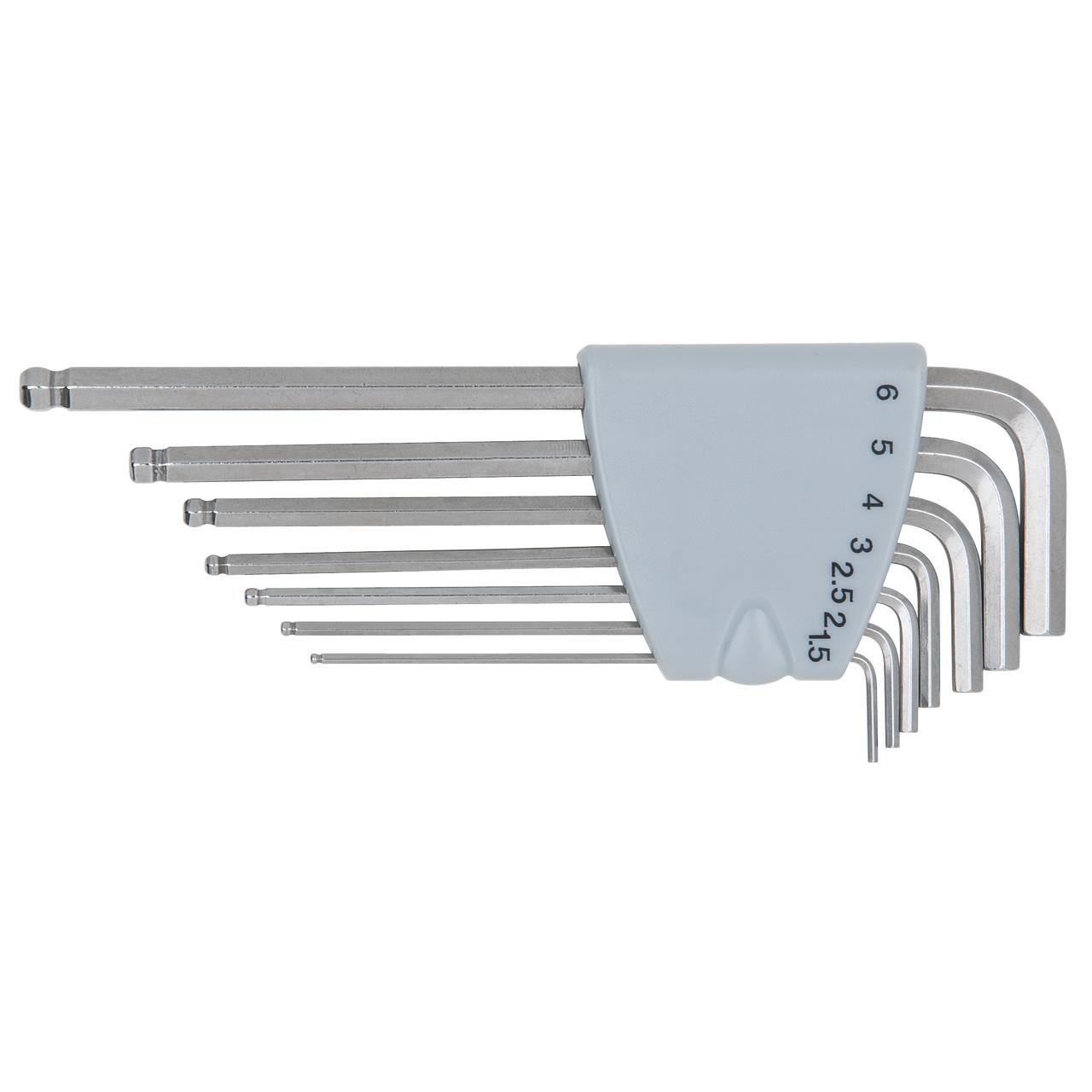 KS Tools EDELSTAHL Innen6kant-Winkelstiftschlüssel-Satz, 7-tlg-1 Foto Produkt Allgemein Stiftschlüssel