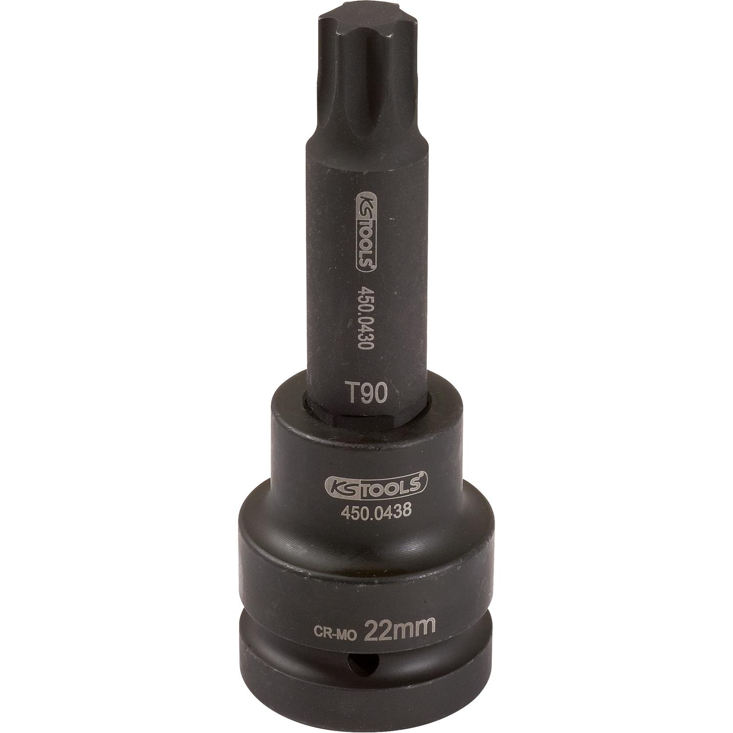 KS Tools 1" Kraft-Bit-Stecknuss Torx, lang, T80-1 Foto Produkt Allgemein Steckschlüssel