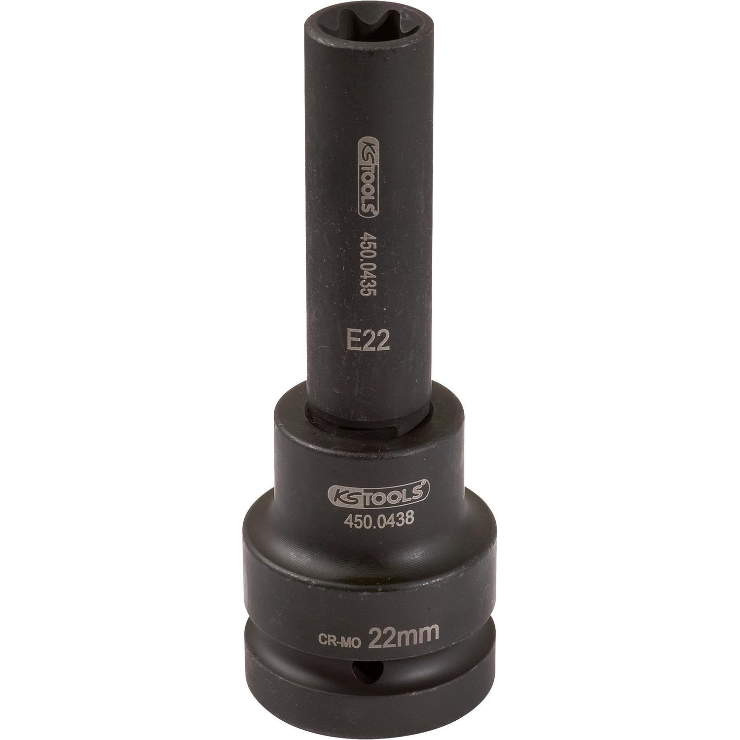 KS Tools 1" Kraft-Stecknuss E-Torx, lang, E24-1 Foto Produkt Allgemein Steckschlüssel