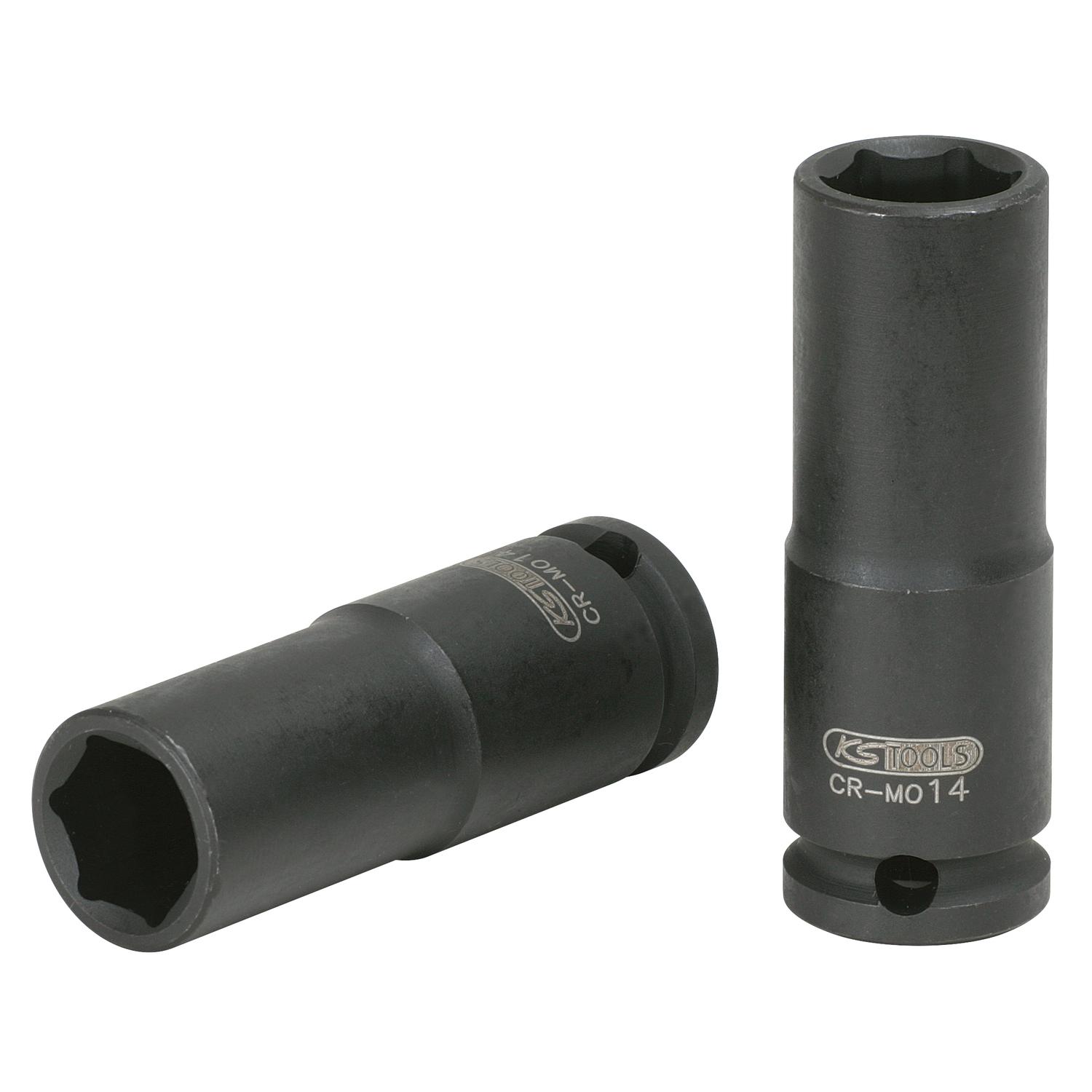 KS Tools 3/8" Sechskant-Kraft-Stecknuss, lang, 17mm-1 Foto Produkt Allgemein Steckschlüssel