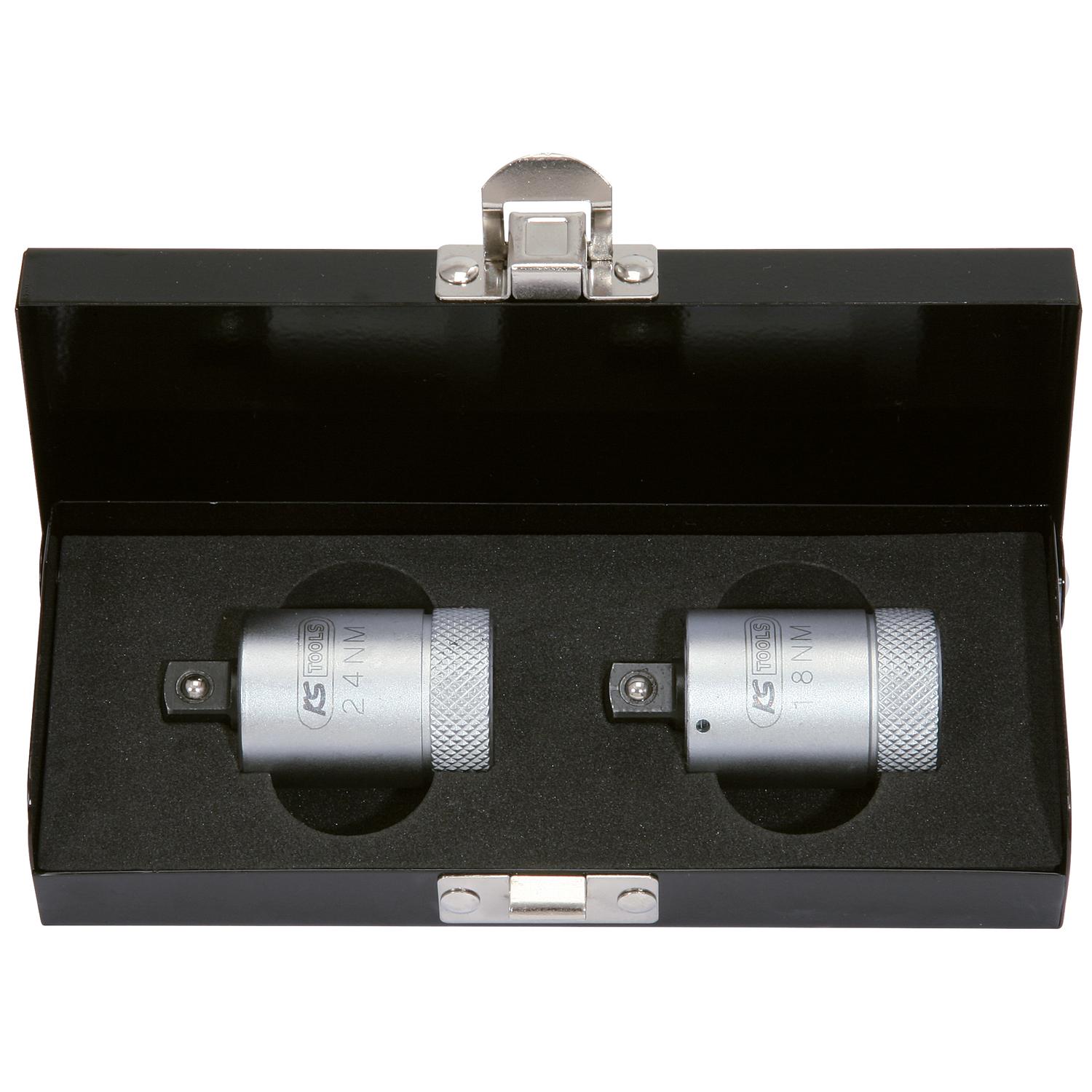 KS Tools 3/8" Drehmomentbegrenzer-Adapter-Satz, 18-24Nm, 2-tlg-1 Foto Produkt Allgemein Steckschlüssel