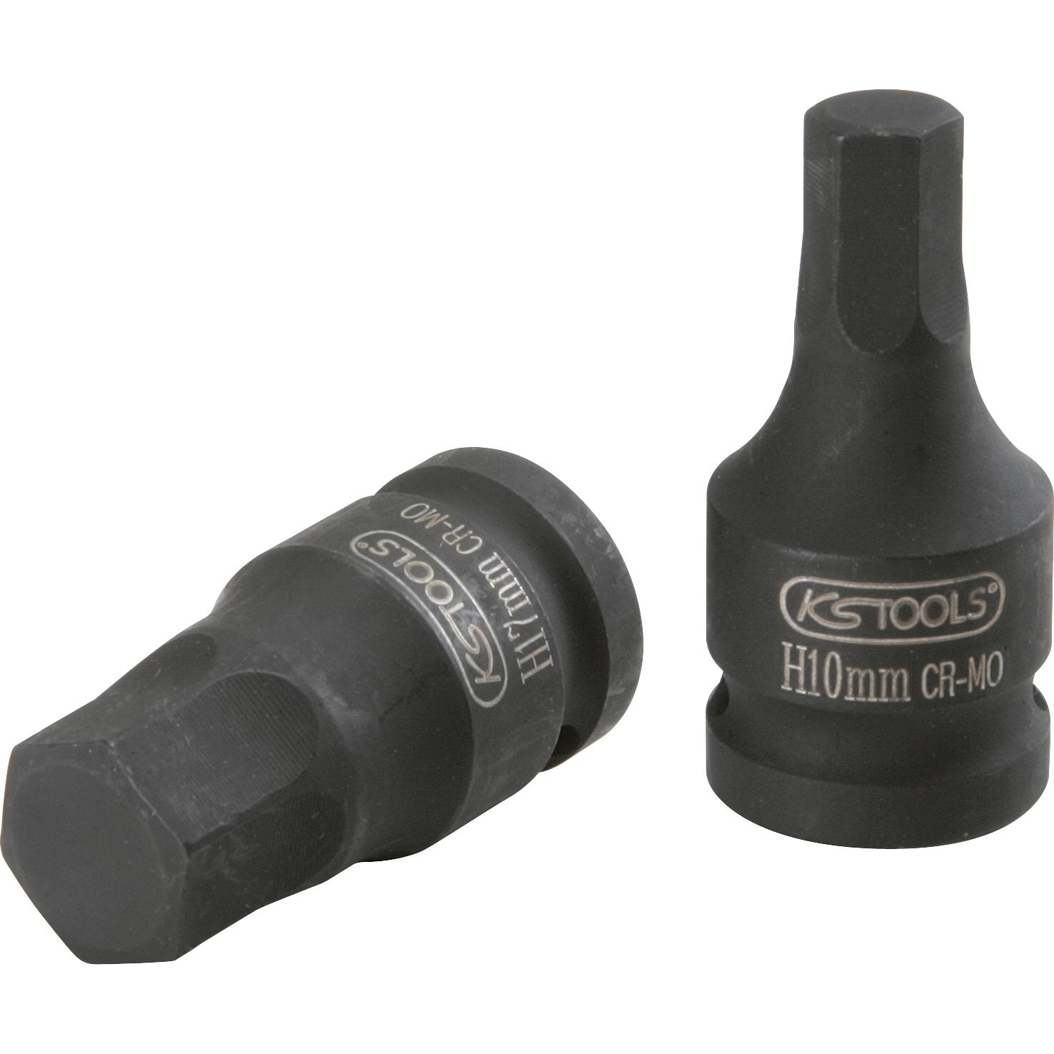 KS Tools 1/2" Kraft-Bit-Stecknuss Innensechskant, kurz, 5/32"-1 Foto Produkt Allgemein Steckschlüssel