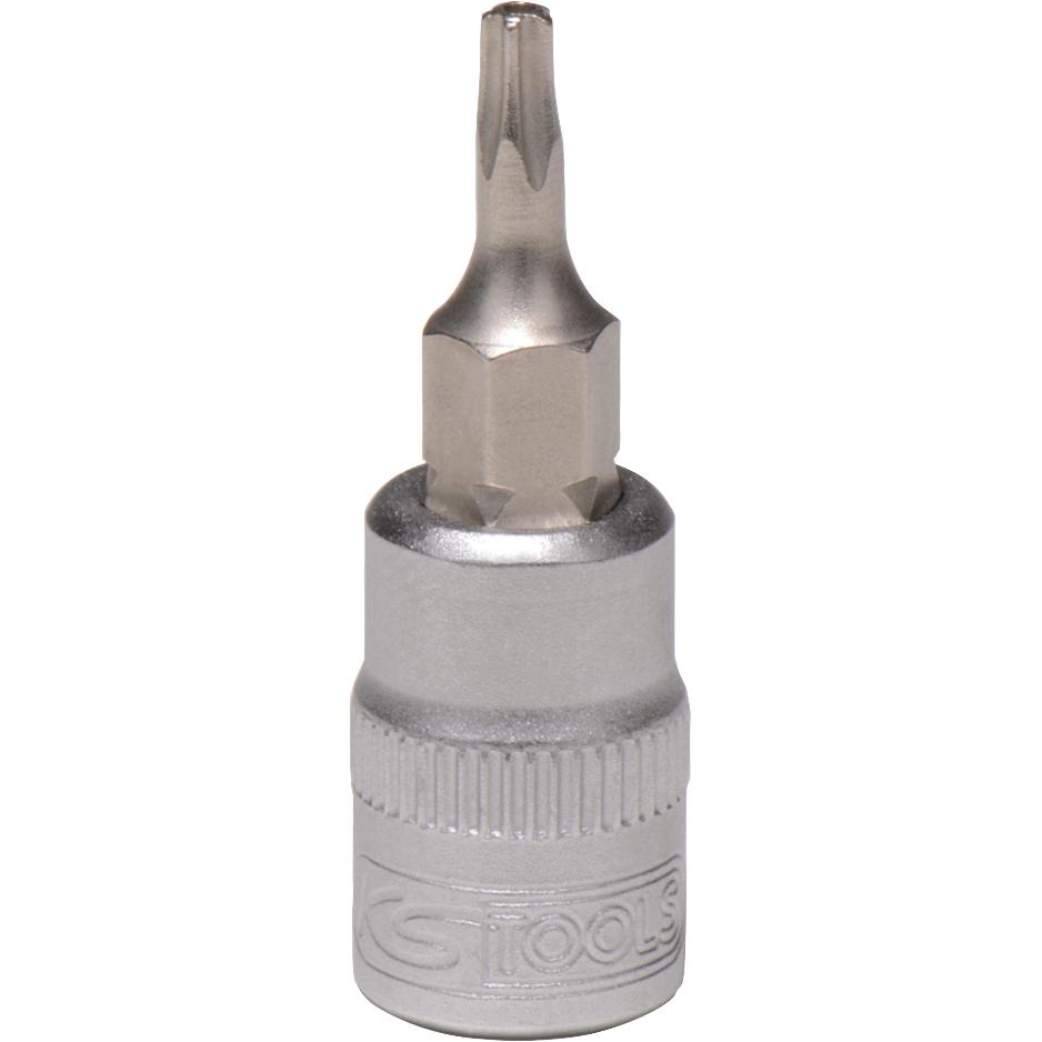 KS Tools 1/4" Bit-Stecknuss, Fünfstern mit Stirnlochbohrung, TS50-1 Foto Produkt Allgemein Steckschlüssel