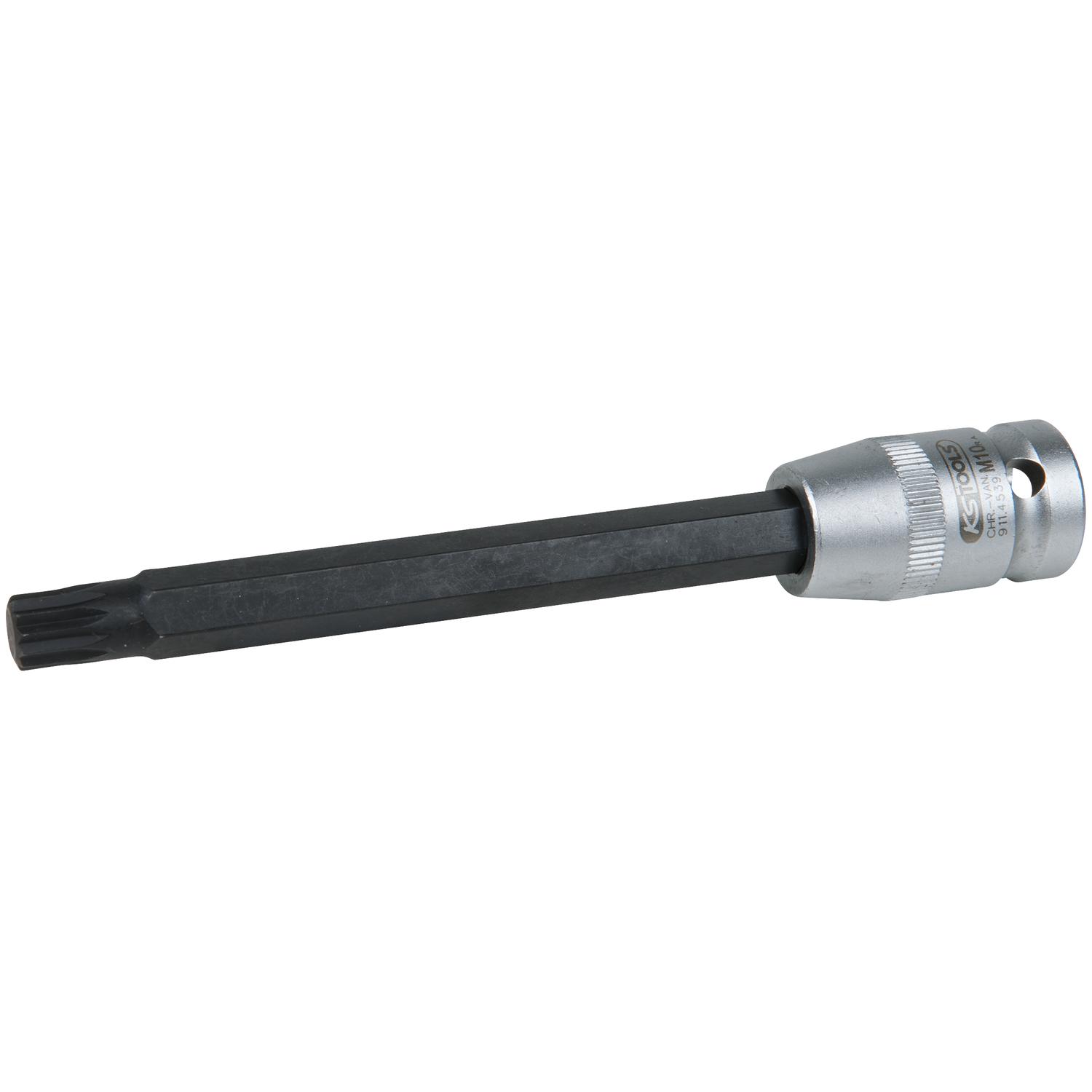 KS Tools 1/2" Bit-Stecknuss für Vielzahn (XZN®)-Schrauben M12, Länge 140 mm, phosphatiert-1 Foto Produkt Allgemein Steckschlüssel