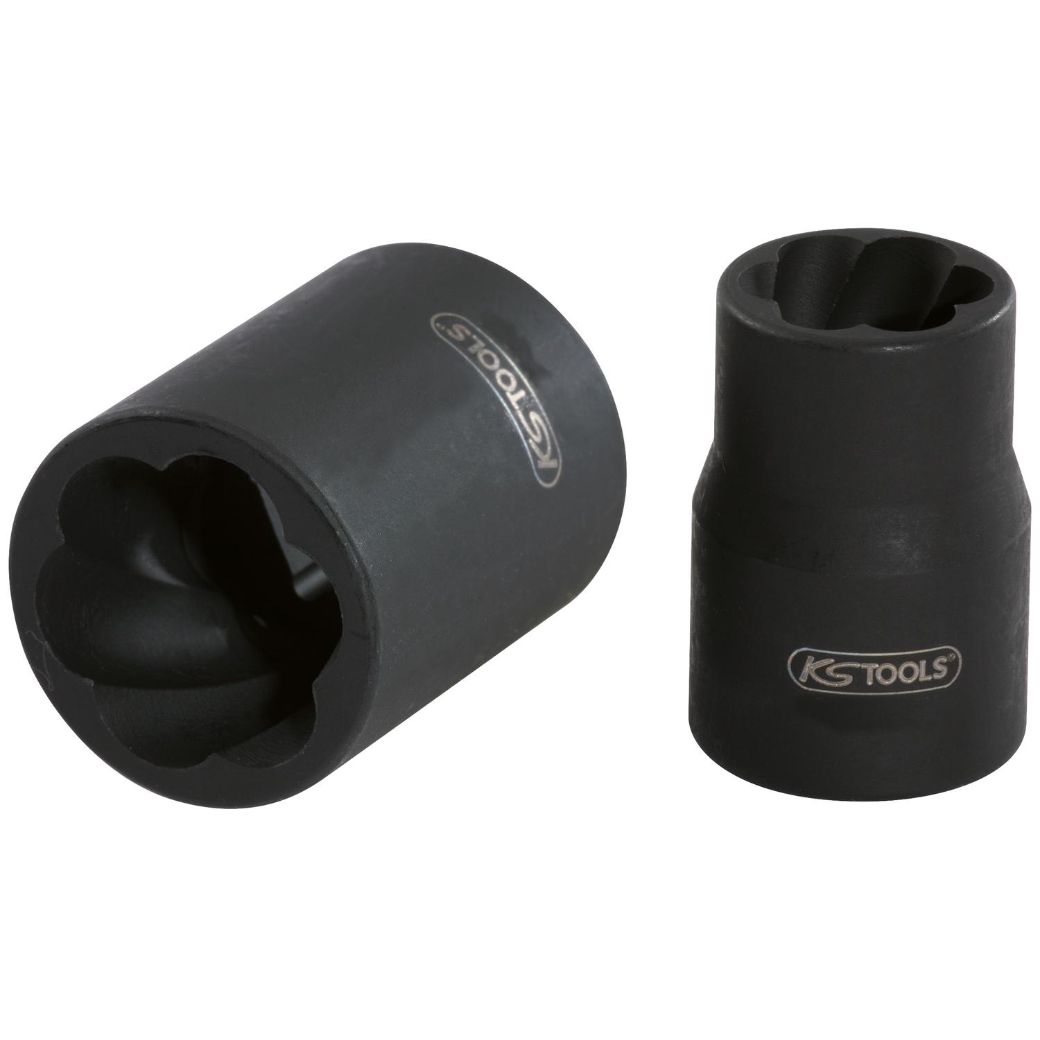 KS Tools 3/8" Spiral-Profil-Kraft-Stecknuss, 15mm-1 Foto Produkt Allgemein Steckschlüssel