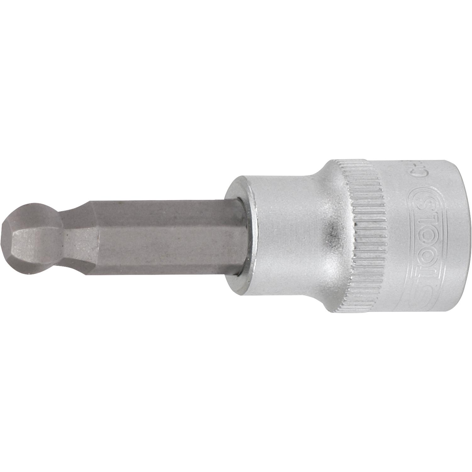 KS Tools 1/4" Bit-Stecknuss Innensechskant mit Kugelkopf, 3 mm-1 Foto Produkt Allgemein Steckschlüssel