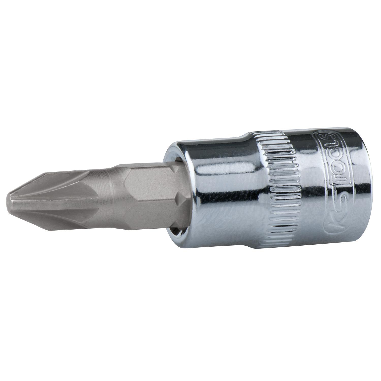 KS Tools 1/4" CHROMEplus Bit-Stecknuss, PZ1-1 Foto Produkt Allgemein Steckschlüssel