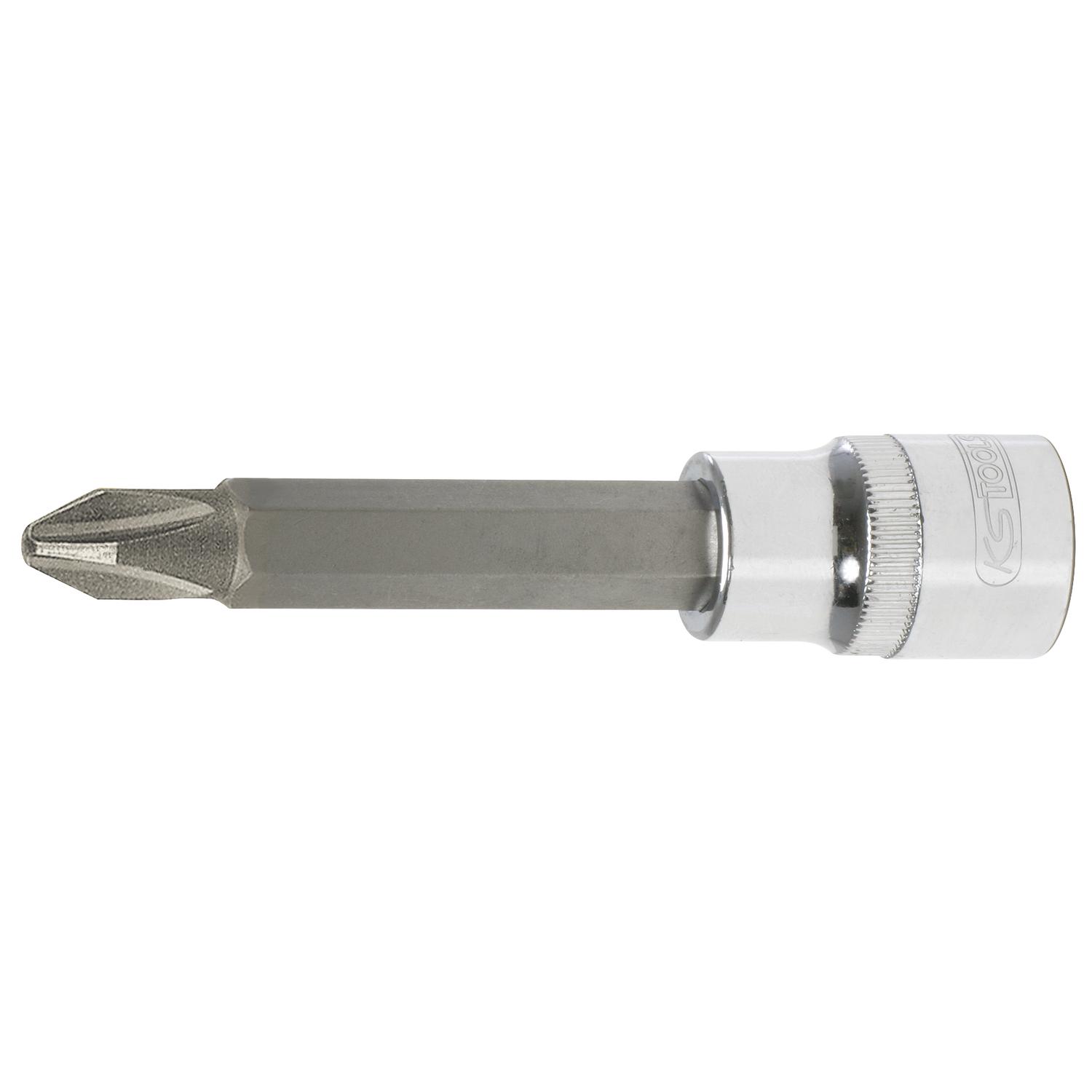 KS Tools 1/2" CHROMEplus Bit-Stecknuss, lang, PH2-1 Foto Produkt Allgemein Steckschlüssel