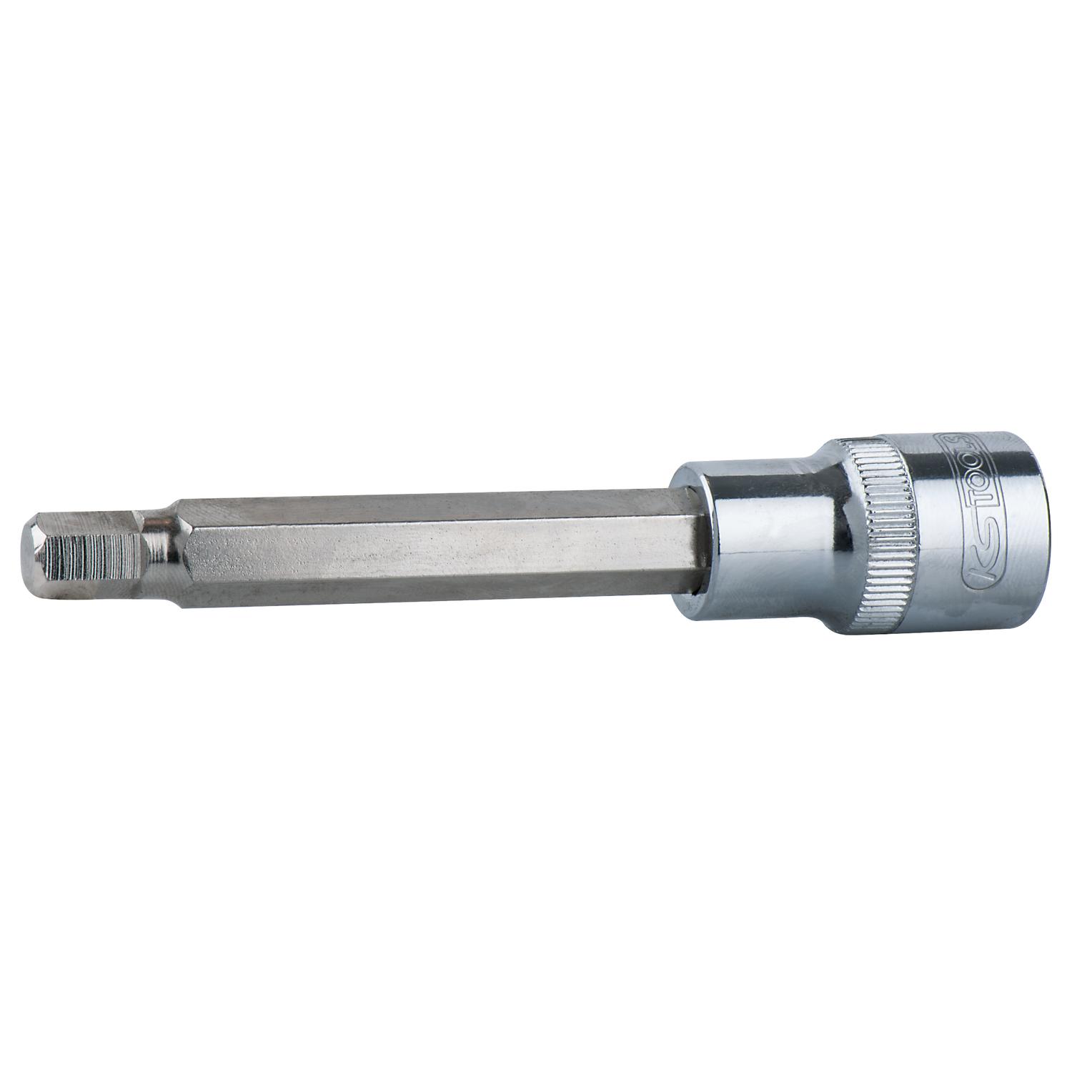 KS Tools 1/2" CHROMEplus Bit-Stecknuss Innensechskant, lang, 12mm-1 Foto Produkt Allgemein Steckschlüssel