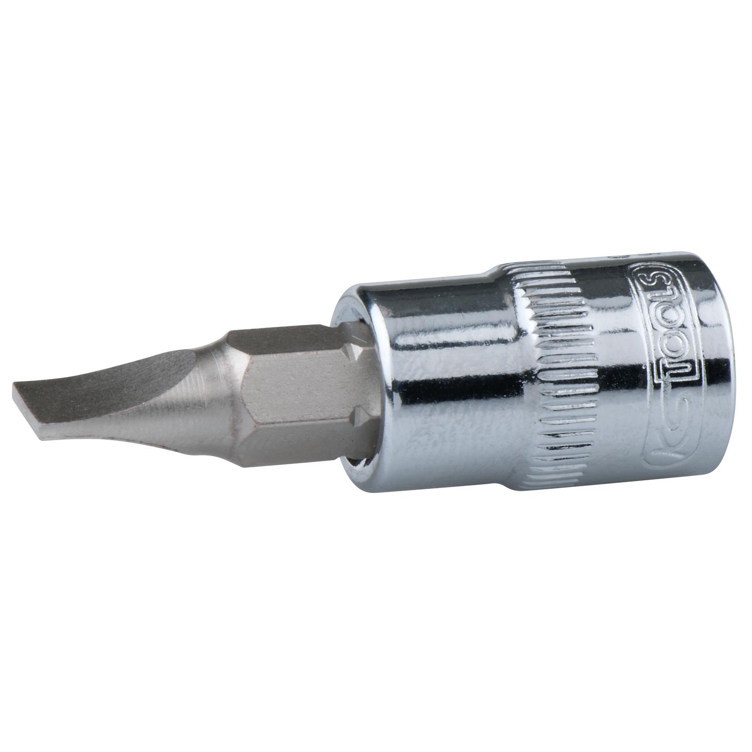 KS Tools 1/2" CHROMEplus Bit-Stecknuss Schlitz, 12mm-1 Foto Produkt Allgemein Steckschlüssel