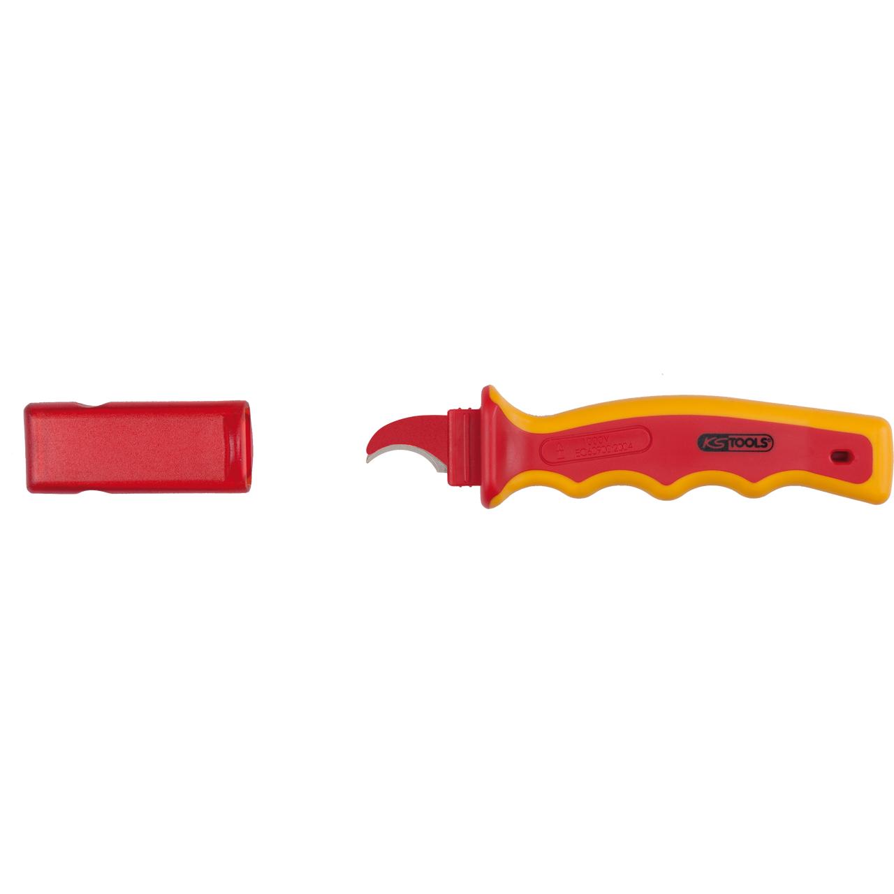 KS Tools Absetzmesser mit Schutzisolierung, 180mm-1 Foto Produkt Allgemein VDE
