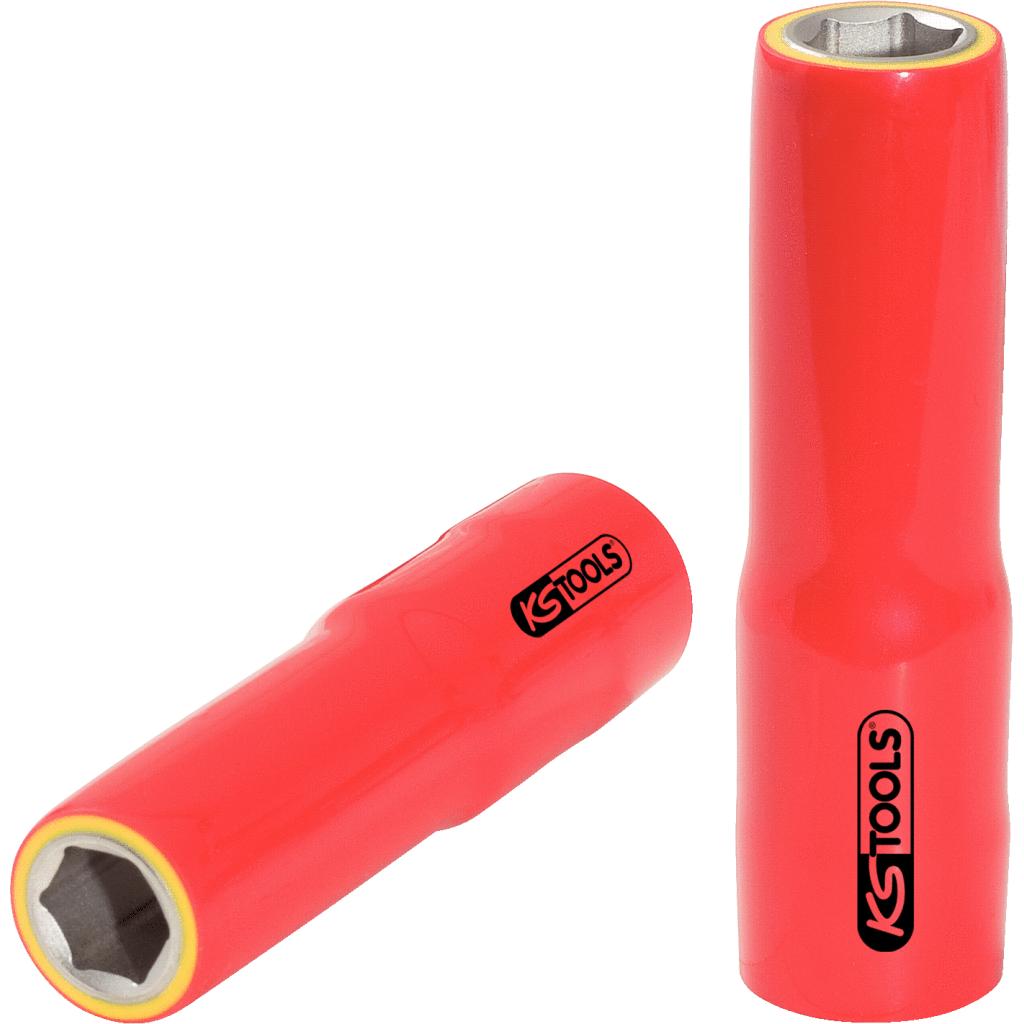 KS Tools 1/2" Stecknuss mit Schutzisolierung, lang, 16mm-1 Foto Produkt Allgemein VDE