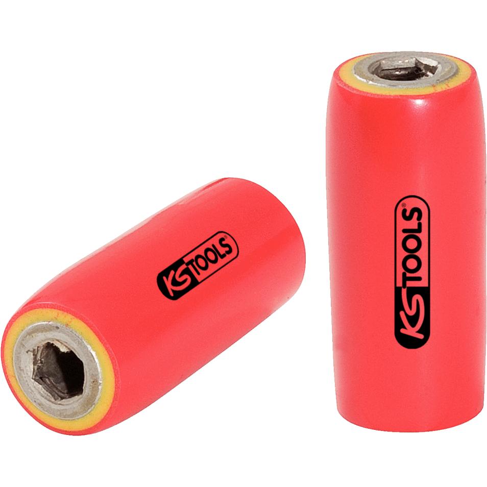 KS Tools 3/8" Bithalter mit Schutzisolierung für 1/4" Bits-1 Foto Produkt Allgemein VDE