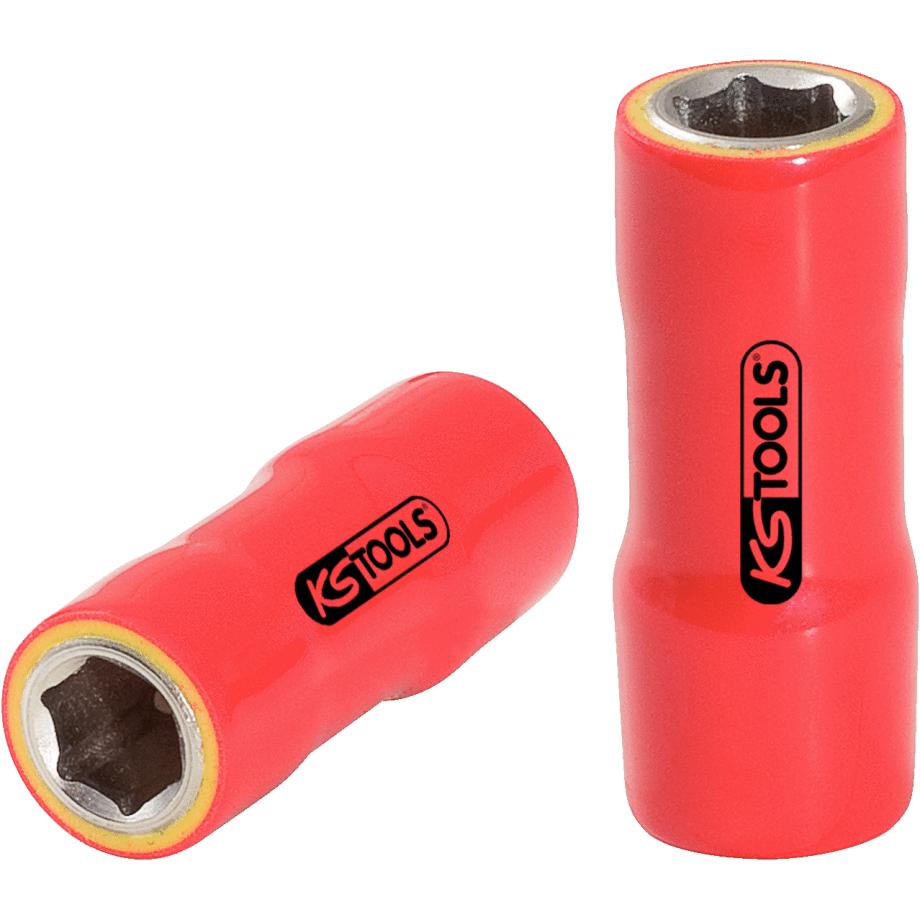 KS Tools 1/4" Stecknuss mit Schutzisolierung, 10mm-1 Foto Produkt Allgemein VDE