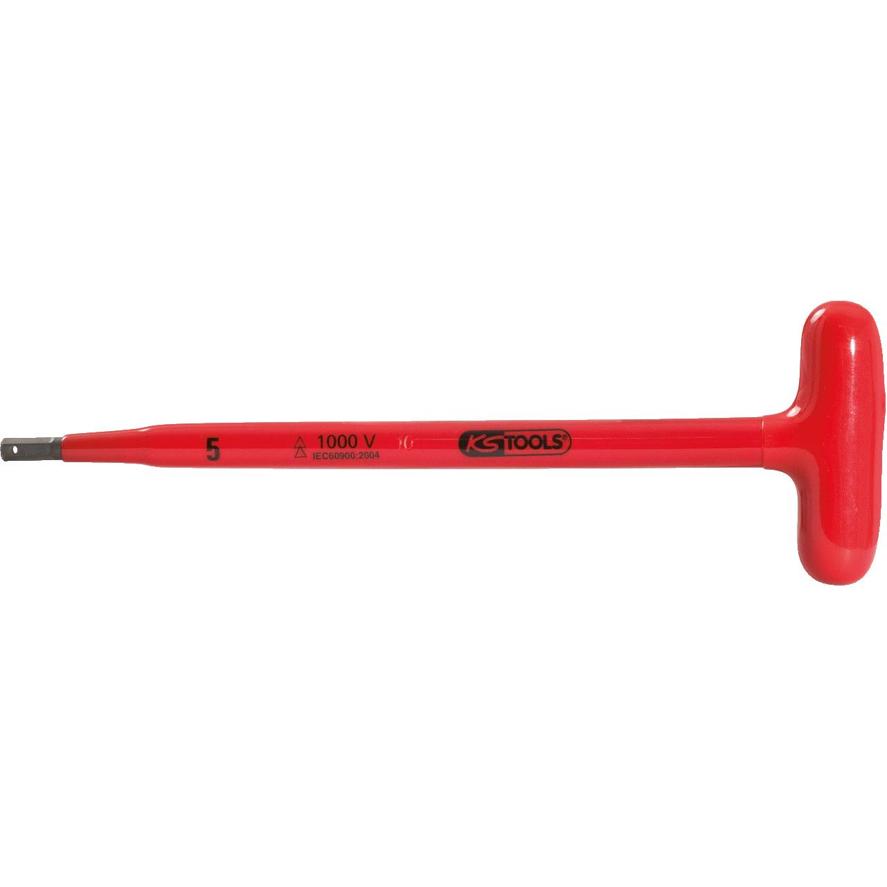 KS Tools T-Griff-Innensechskant-Stiftschlüssel mit Schutzisolierung, 6x200mm-1 Foto Produkt Allgemein VDE