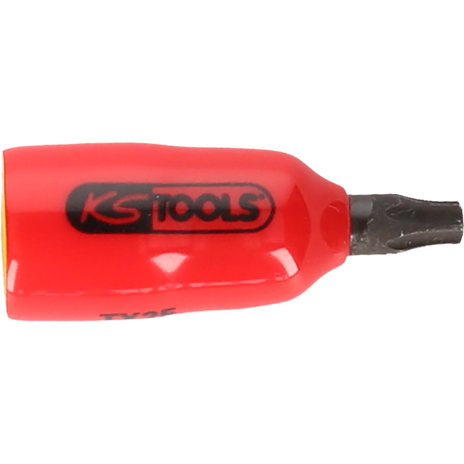 KS Tools 1/4" Bit-Stecknuss mit Schutzisolierung für Torx-Schrauben, T27-1 Foto Produkt Allgemein VDE