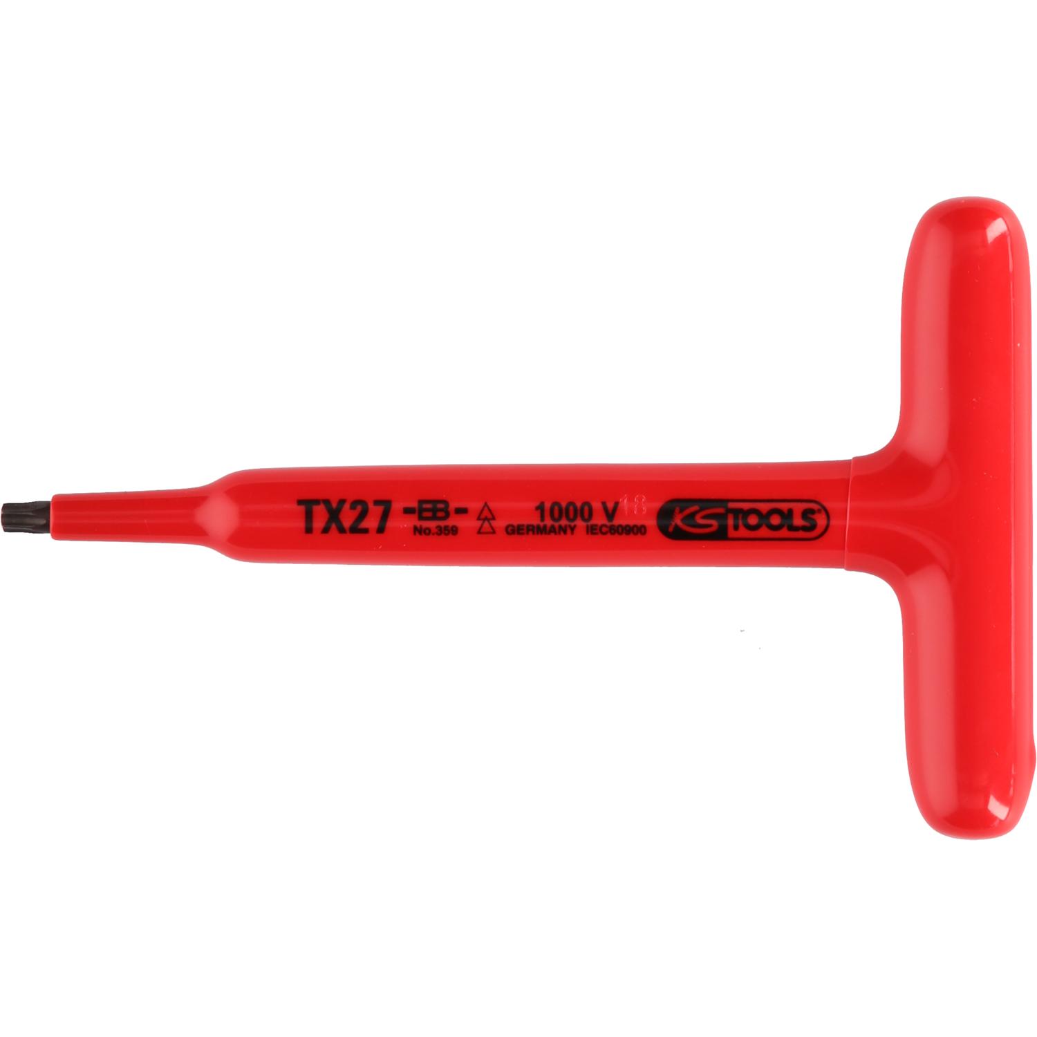 KS Tools T-Griff-Torx-Stiftschlüssel mit Schutzisolierung, T45, 200 mm-1 Foto Produkt Allgemein VDE