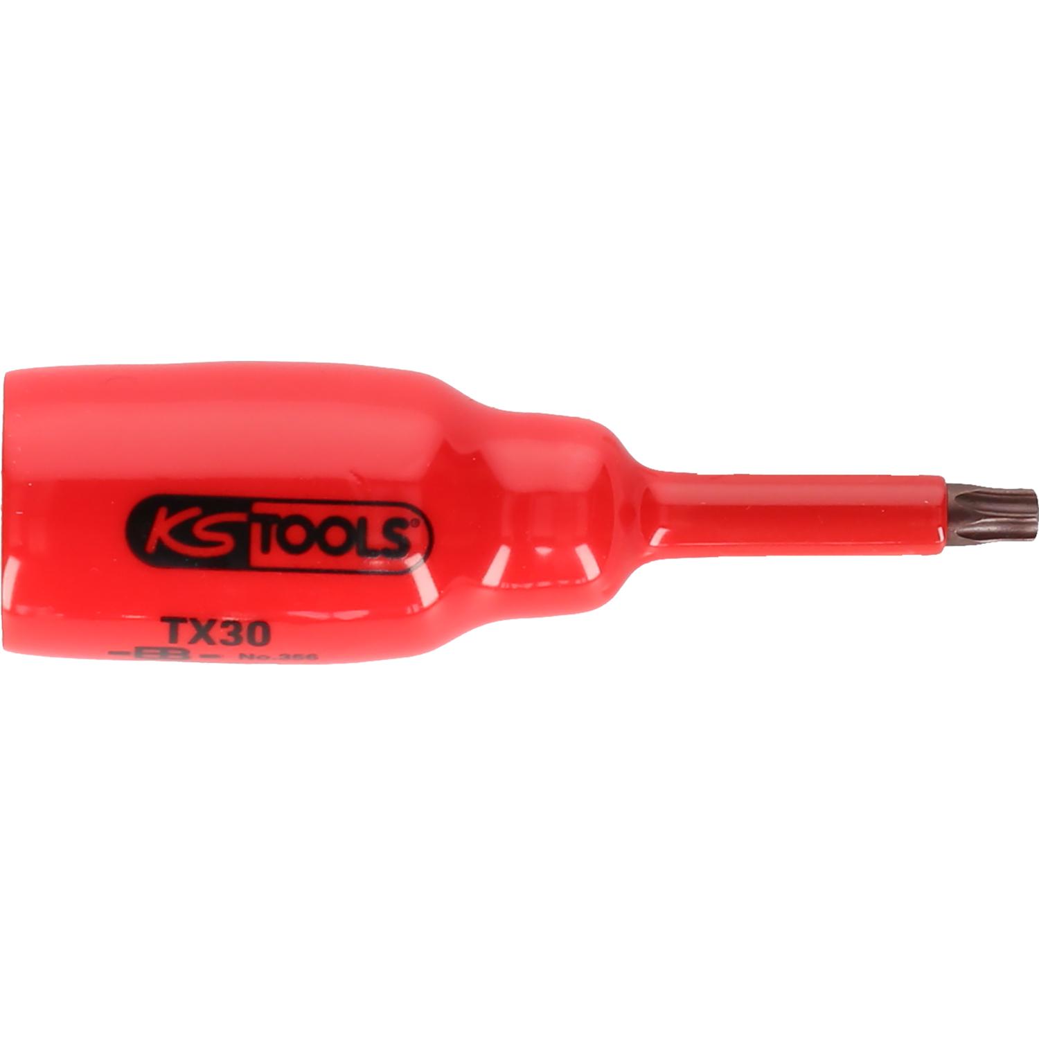 KS Tools 1/2" Bit-Stecknuss mit Schutzisolierung für Torx-Schrauben, T40, kurz-1 Foto Produkt Allgemein VDE