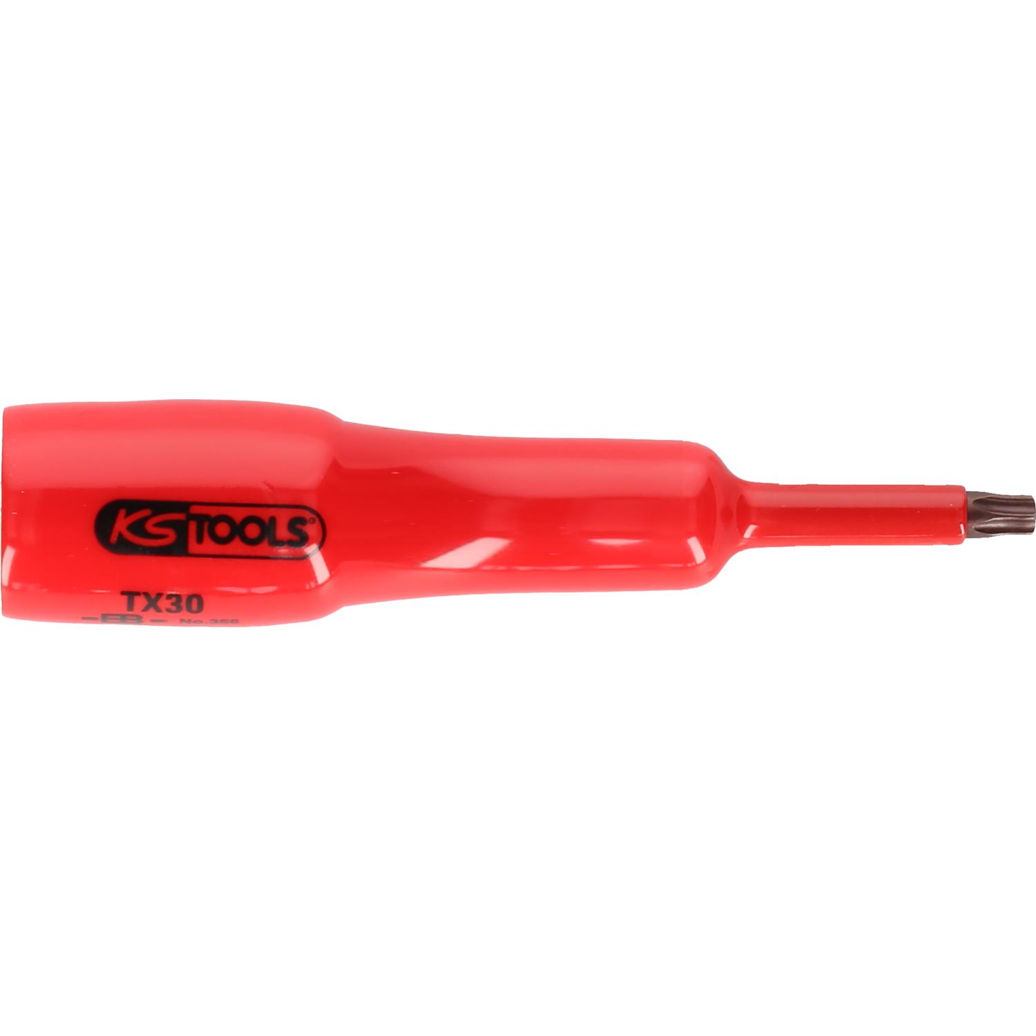 KS Tools 1/2" Bit-Stecknuss mit Schutzisolierung für Torx-Schrauben, T60, lang-1 Foto Produkt Allgemein VDE
