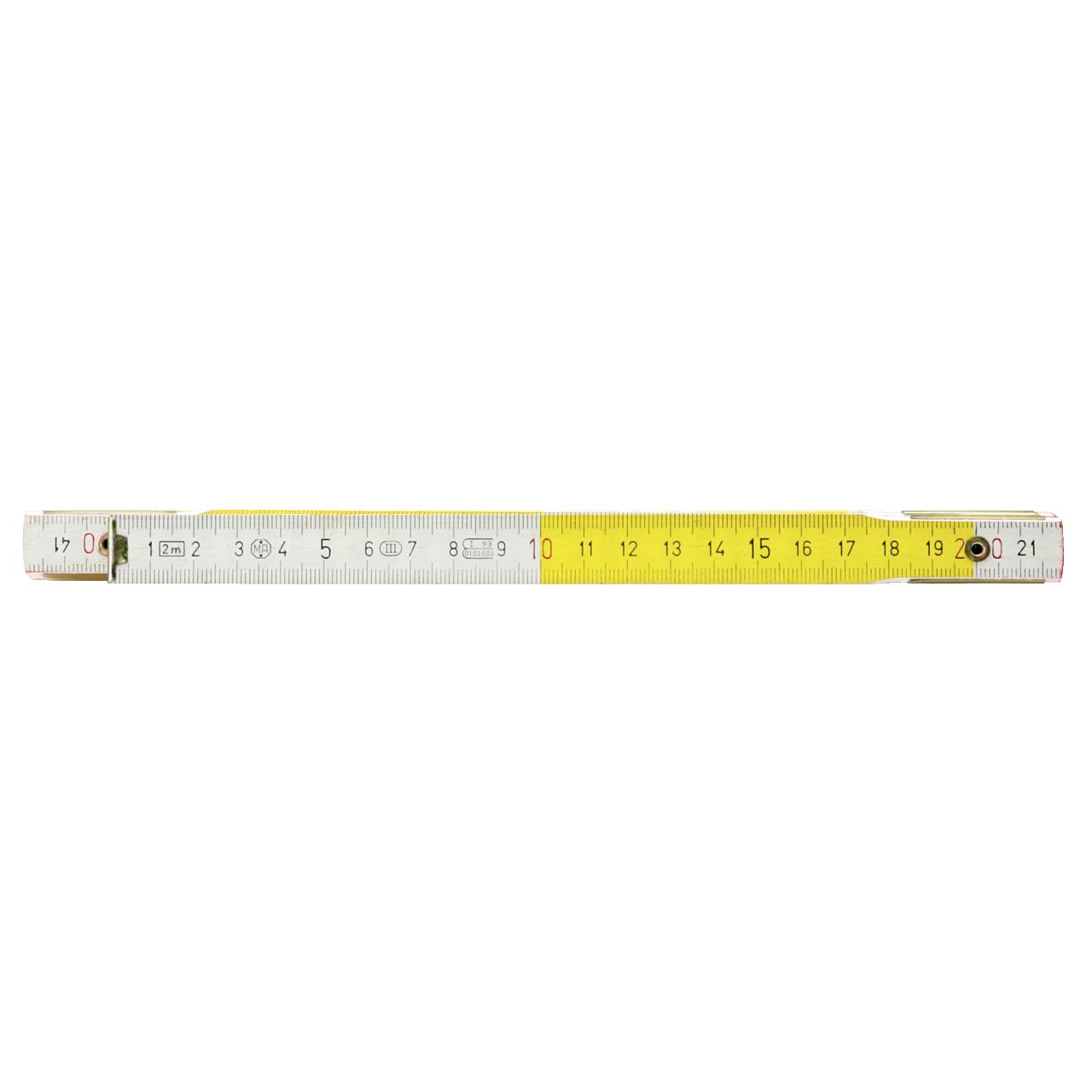 KS Tools Holz-Gliedermaßstab, weiß/gelb, 2m-1 Foto Produkt Allgemein Werkzeug allgemein
