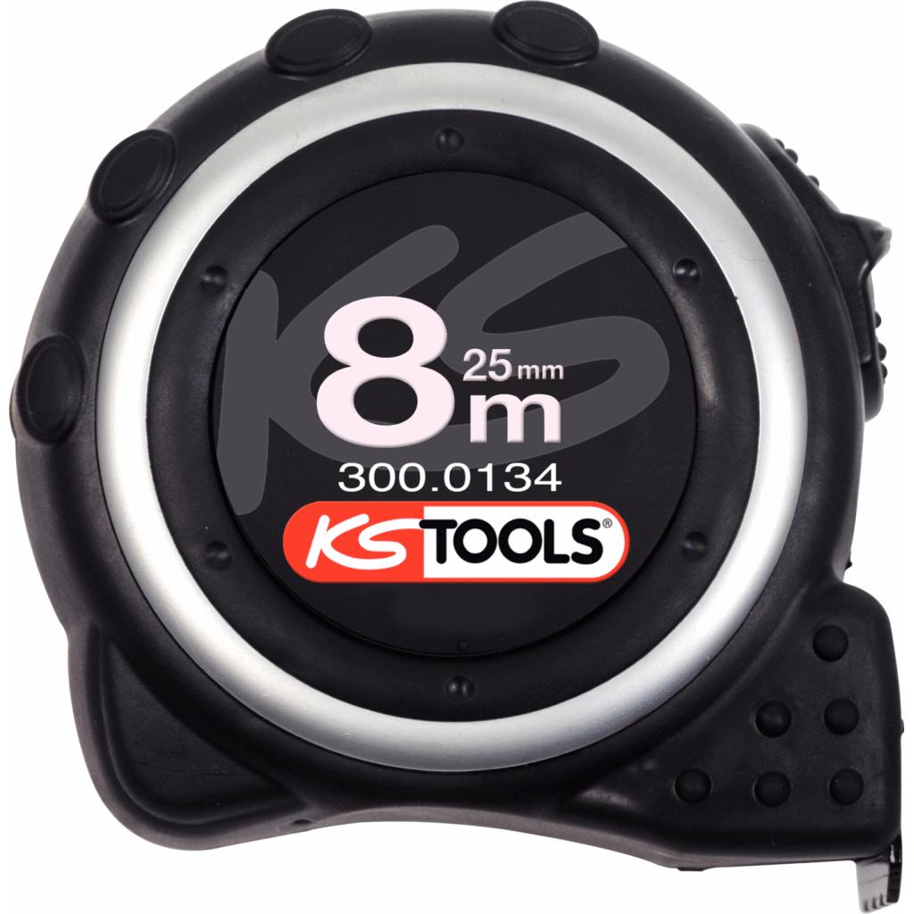 KS Tools Bandmaß mit Feststeller,schwarz-grau, 8m-1 Foto Produkt Allgemein Werkzeug allgemein