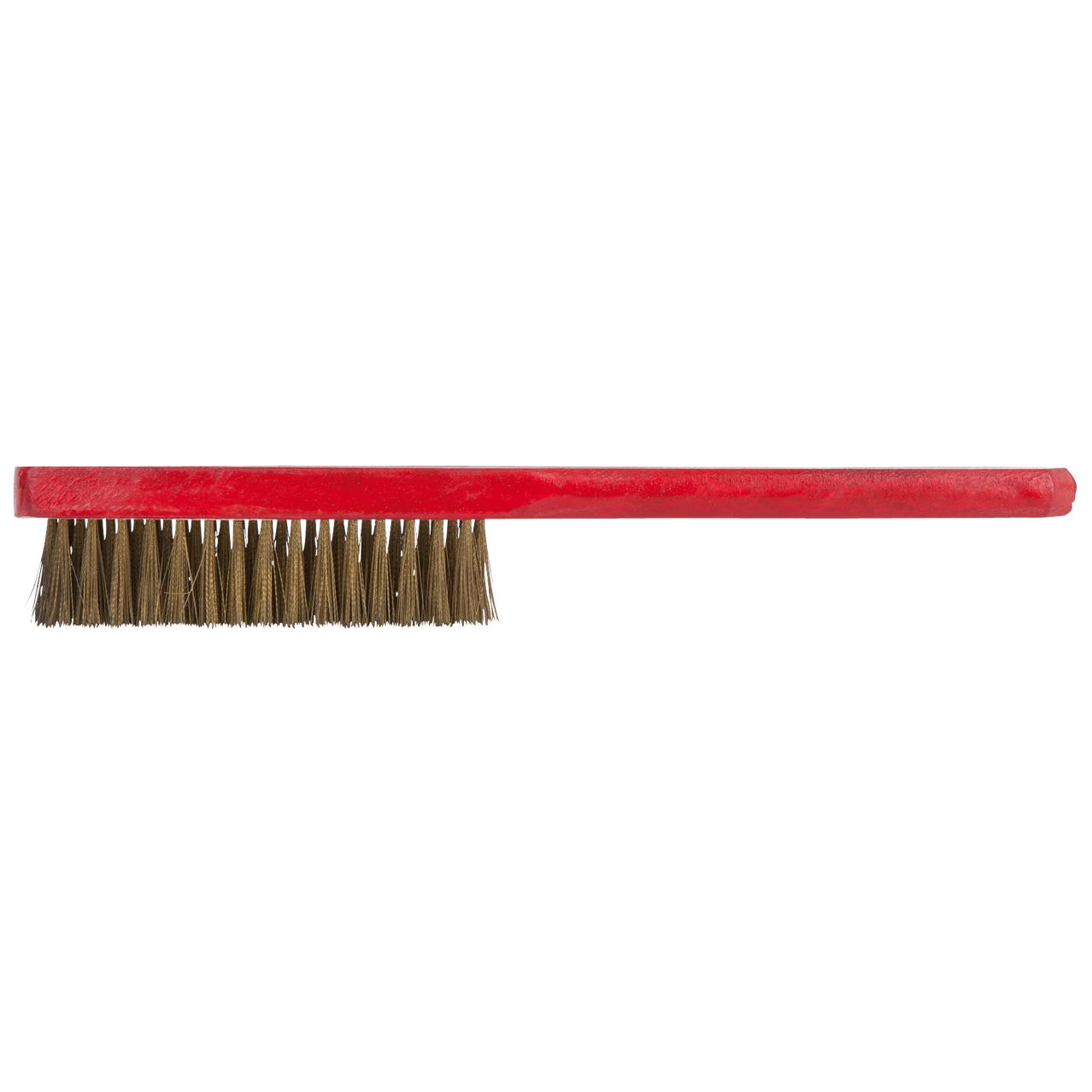 KS Tools BRONZEplus Handbürste, Zinnbronzedraht, gewellt, 4 Reihen-1 Foto Produkt Allgemein Werkzeug allgemein