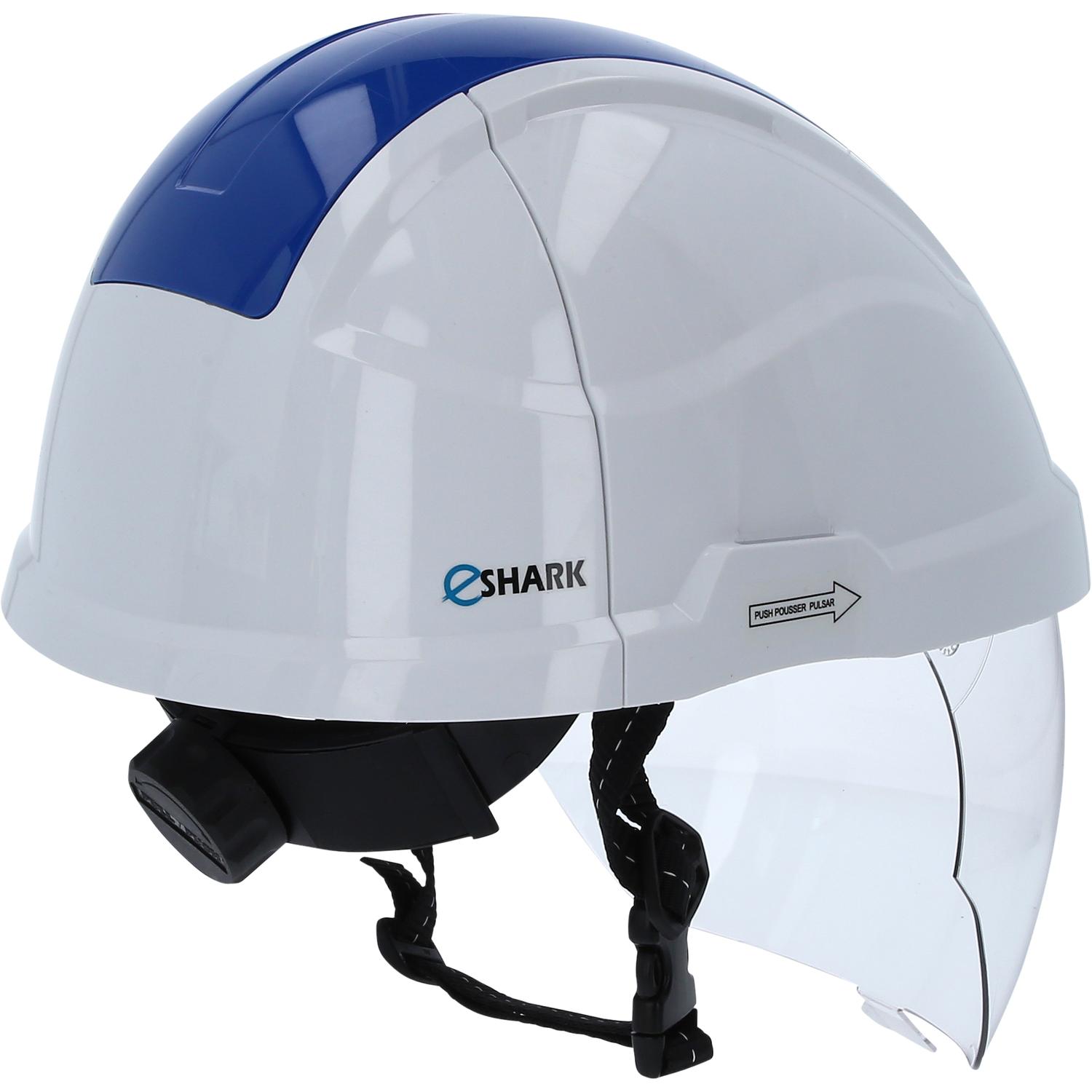 KS Tools Arbeits-Schutzhelm mit Gesichtsschutz, blau-2 Variantenbild