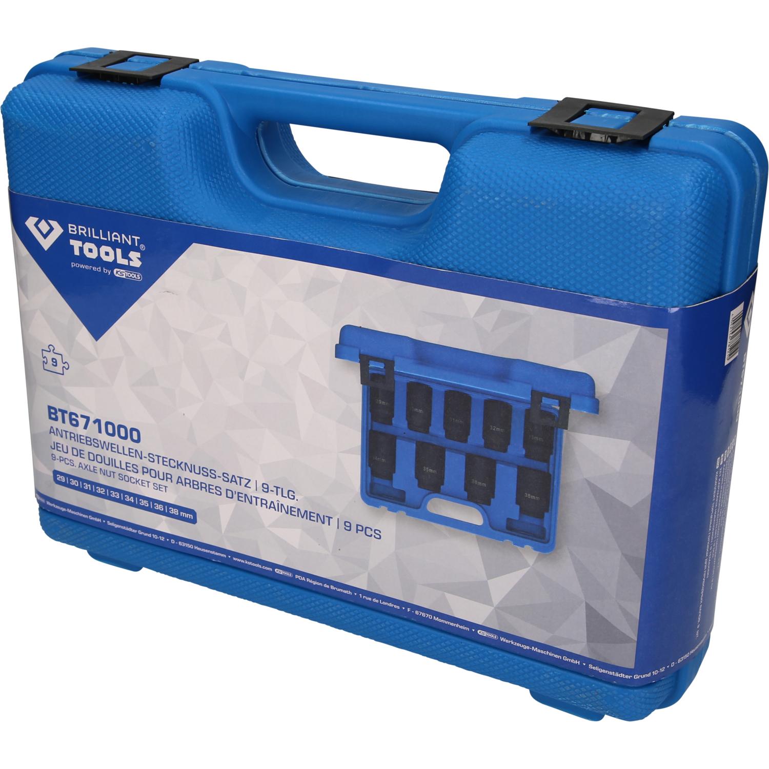 Brilliant Tools Antriebswellen-Stecknuss-Satz, 9-tlg-6 Variantenbild